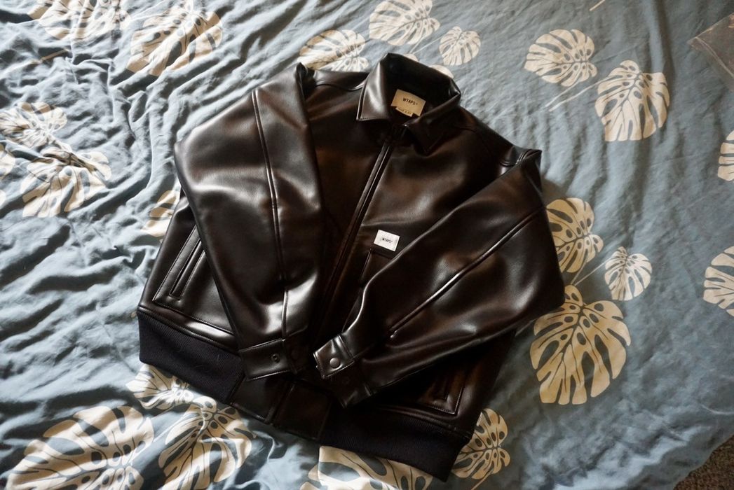 Wtaps Wtaps JF-W-01 Synthetic Leather Jacket | Grailed