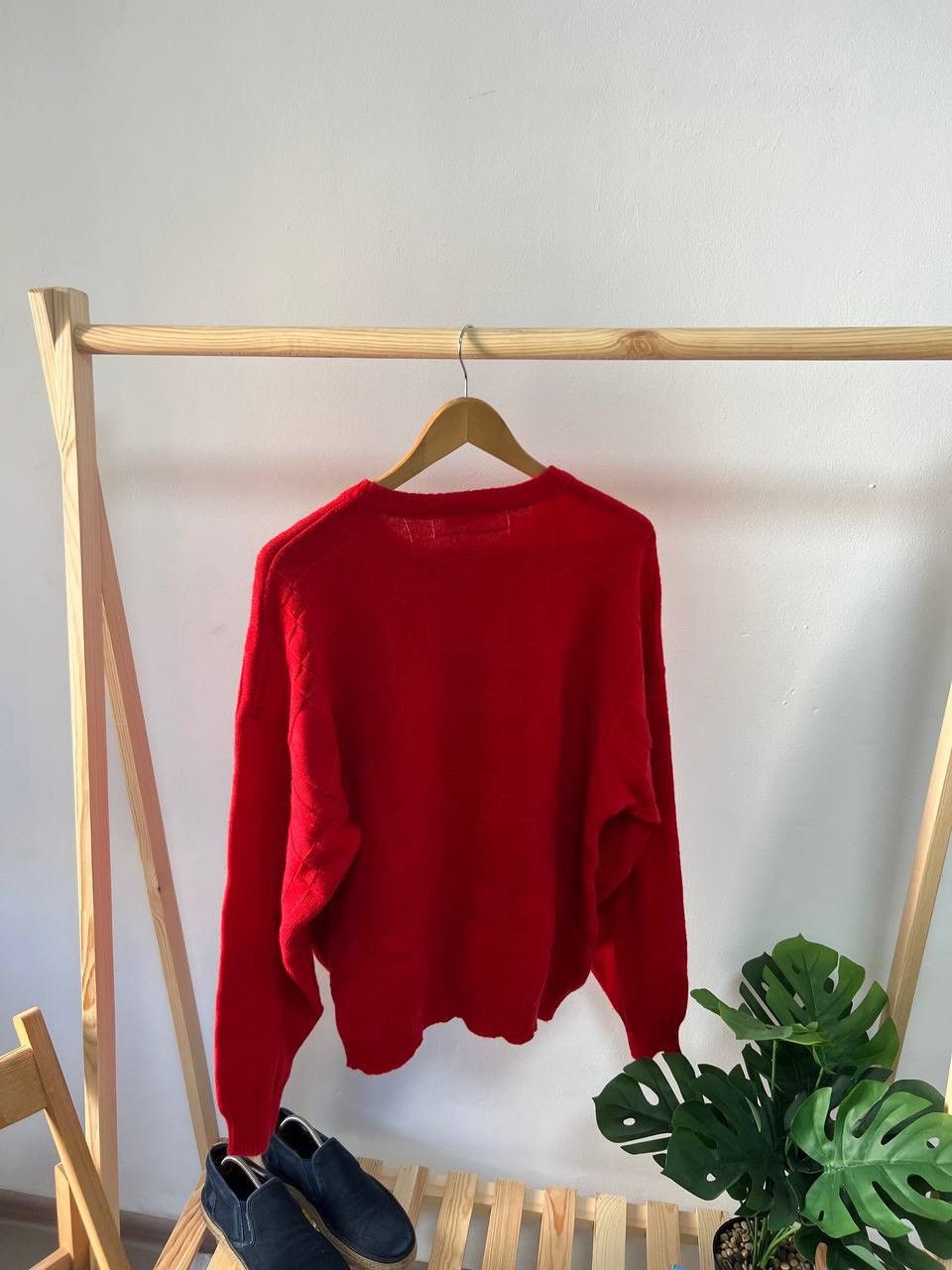 Lacoste × Vintage Chemise Lacoste Vintage Sweater Pullover Red Retro Size 7 Size US XL / EU 56 / 4 - 9 Thumbnail