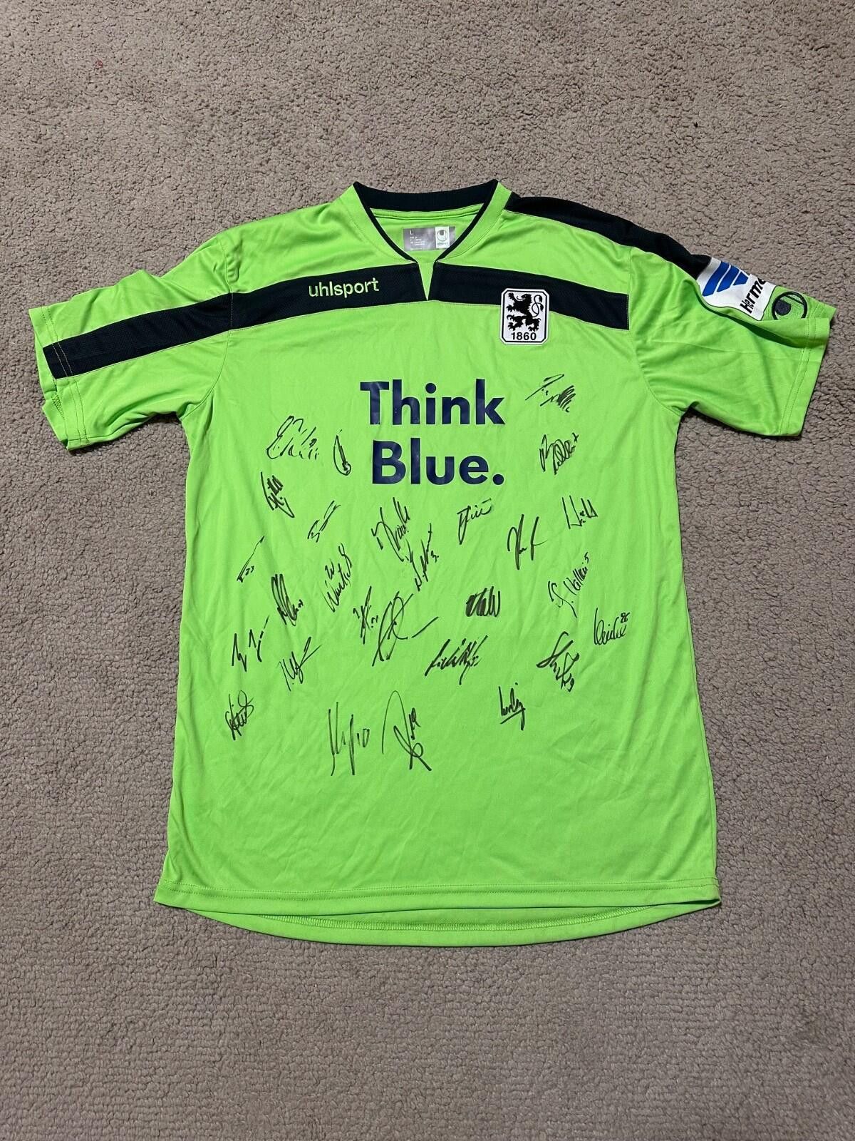 Other TSV 1860 München 2013-14 Third Kit STAHL #6 Player Issue Size US L / EU 52-54 / 3 - 1 Thumbnail