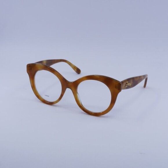 Loewe Loewe LW50074I 053 Eyeglasses Blonde Havana 50mm Cat Eye Size ONE SIZE - 1 Thumbnail