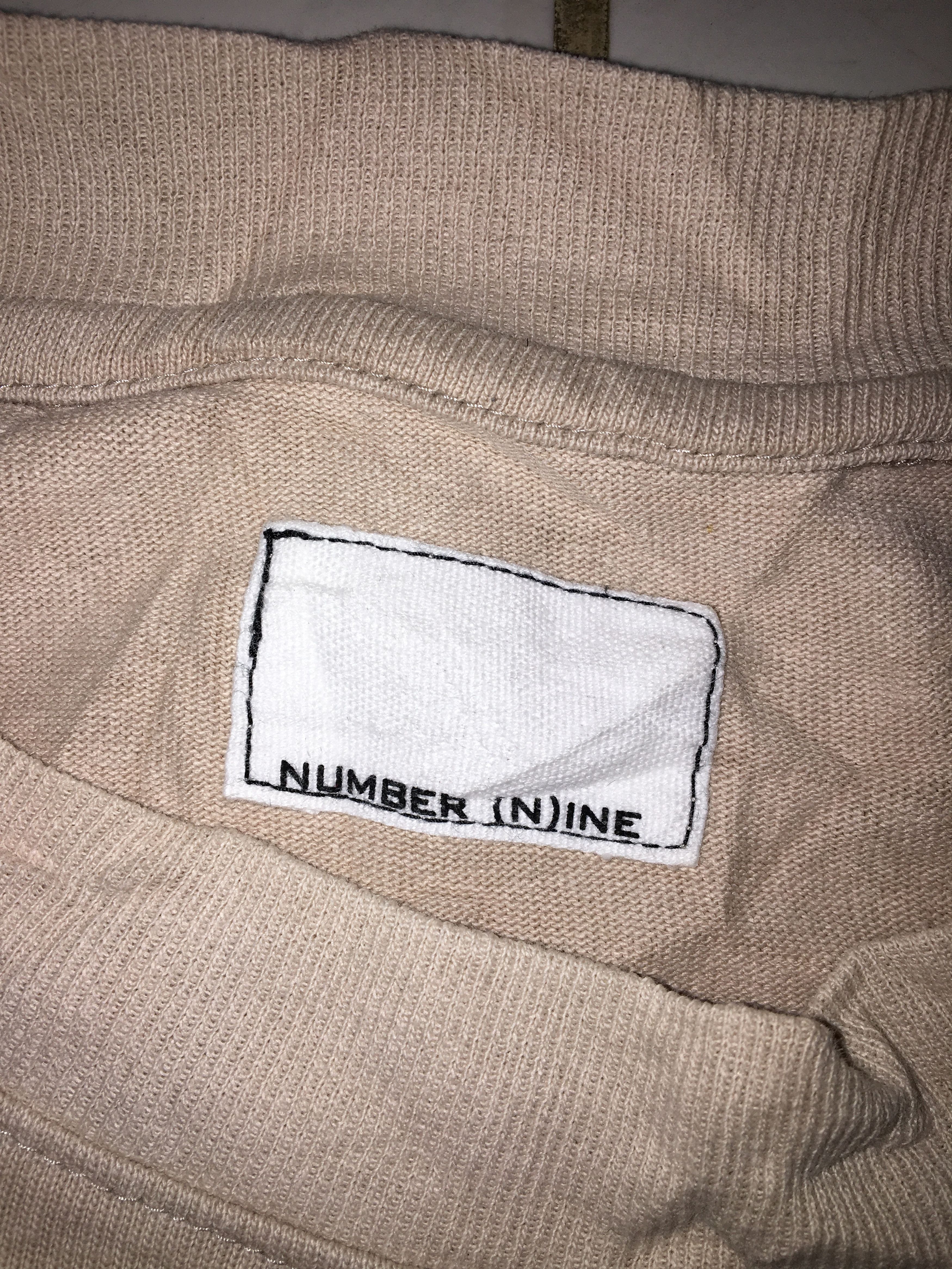 Japanese Brand Number Nine Spellout T shirt Size US M / EU 48-50 / 2 - 6 Thumbnail