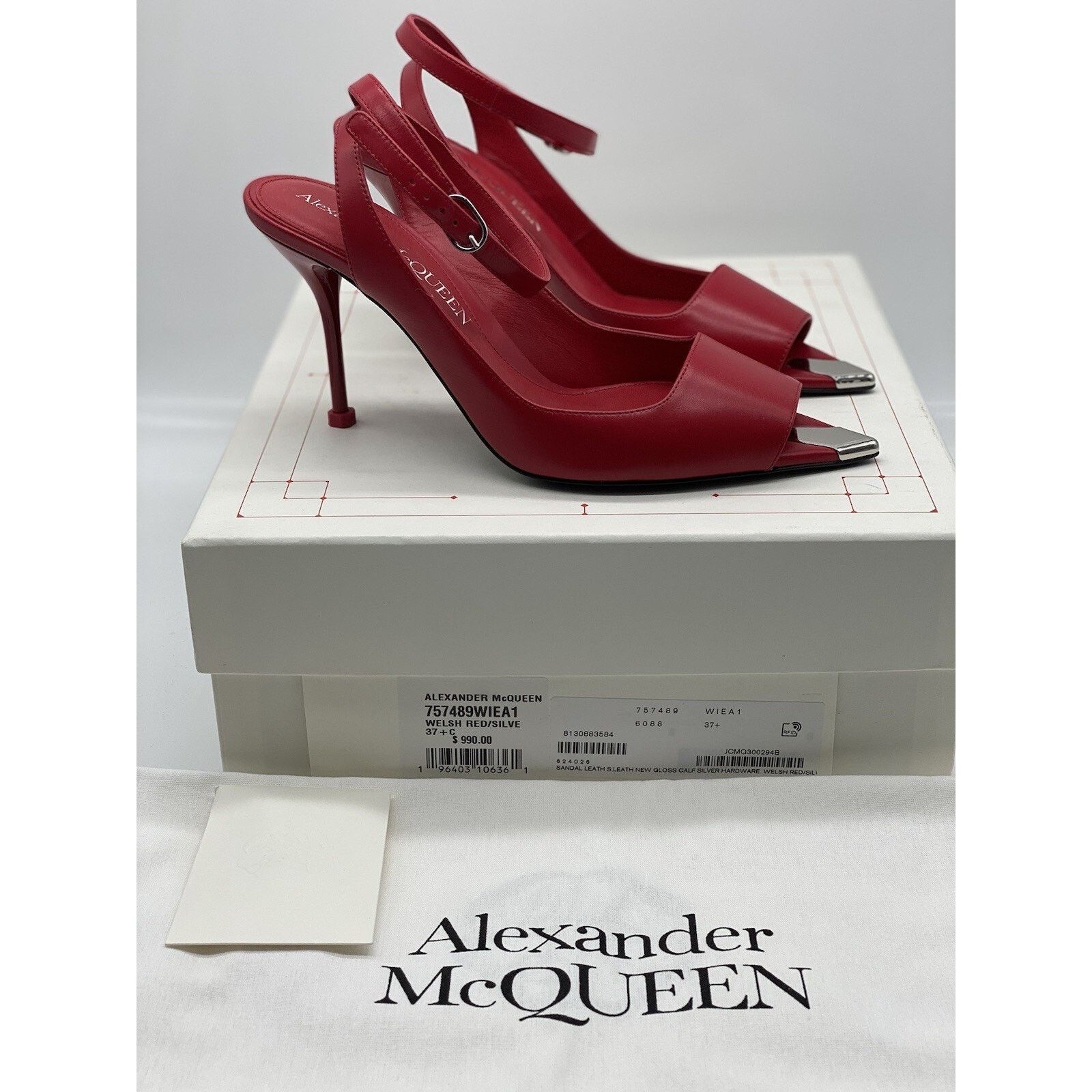 Alexander McQueen Alexander McQueen Punk 90mm Sandals sz. 37 +C Size US 7 / IT 37 - 3 Thumbnail