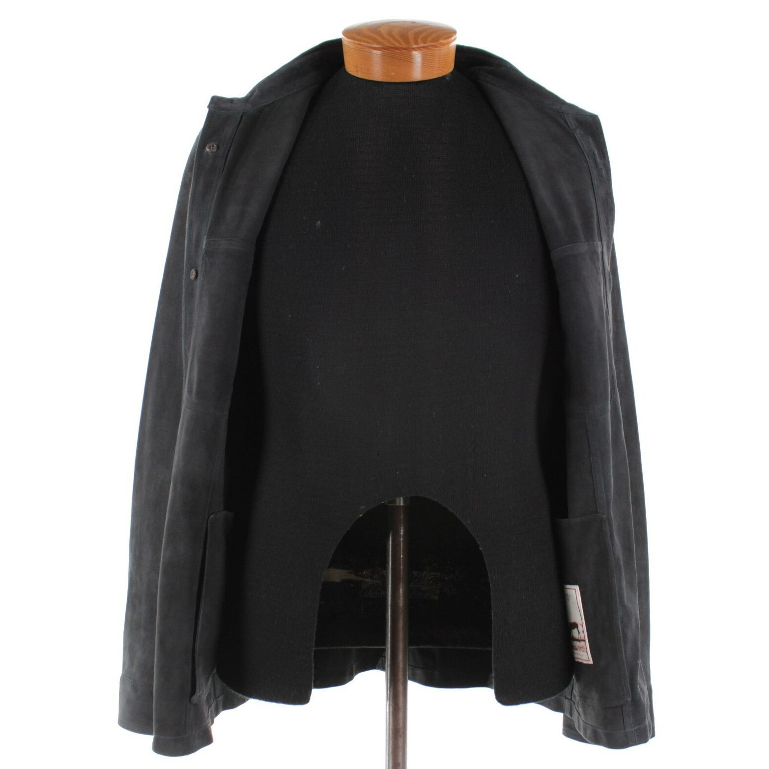 Luciano Barbera Luciano Barbera Overshirt Size M US In Blue Suede Size US M / EU 48-50 / 2 - 6 Thumbnail
