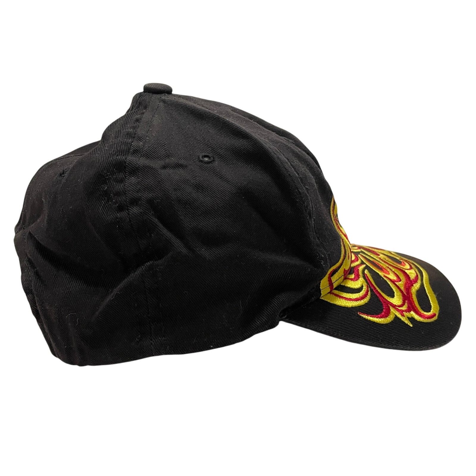 Vintage VTG Y2K 90's Mac Tools Black AOP Flame Hit Baseball Hat Cap Size ONE SIZE - 4 Thumbnail