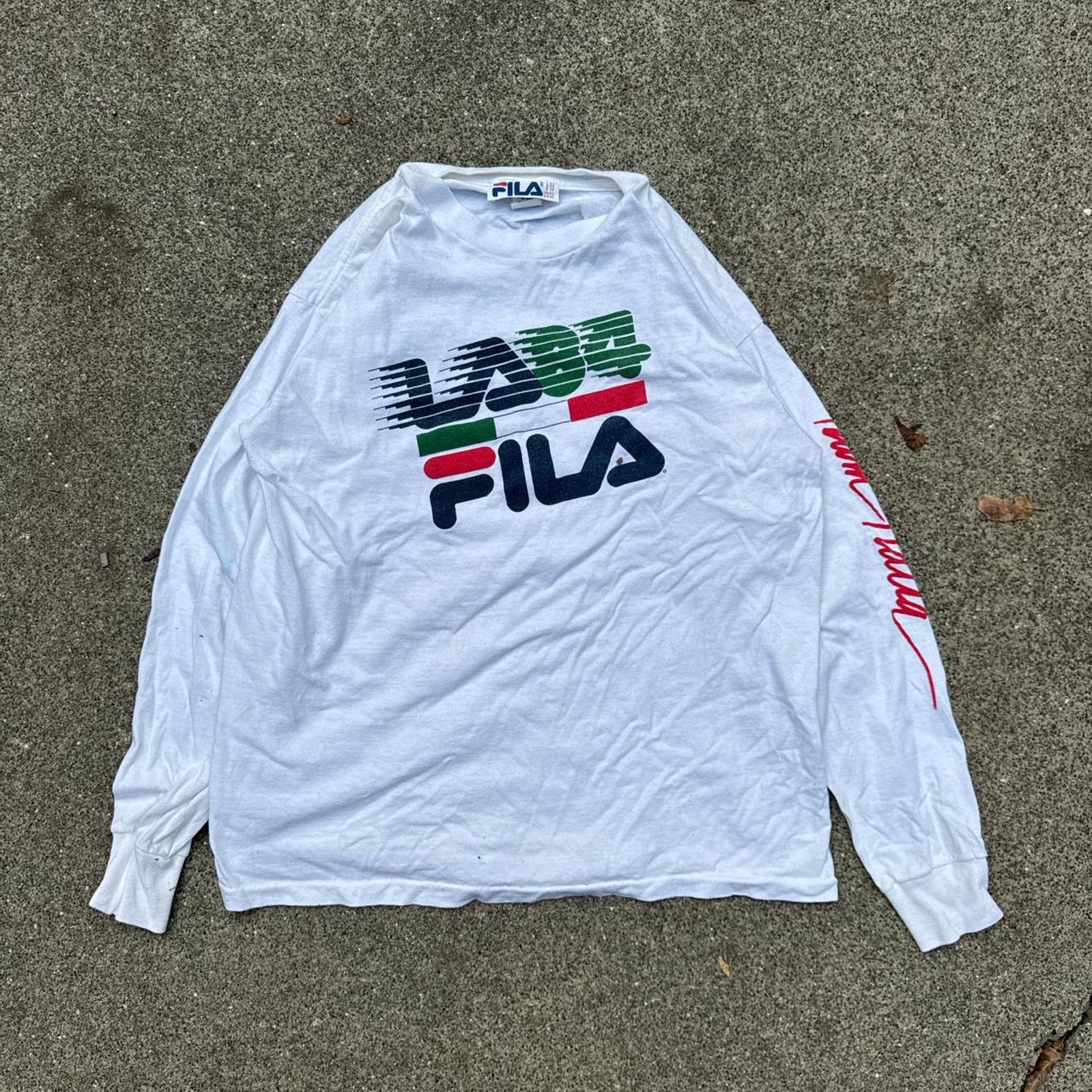 Fila Vintage Fila 1984 LA Long Sleeve Shirt – Size Large Size US L / EU 52-54 / 3 - 1 Thumbnail