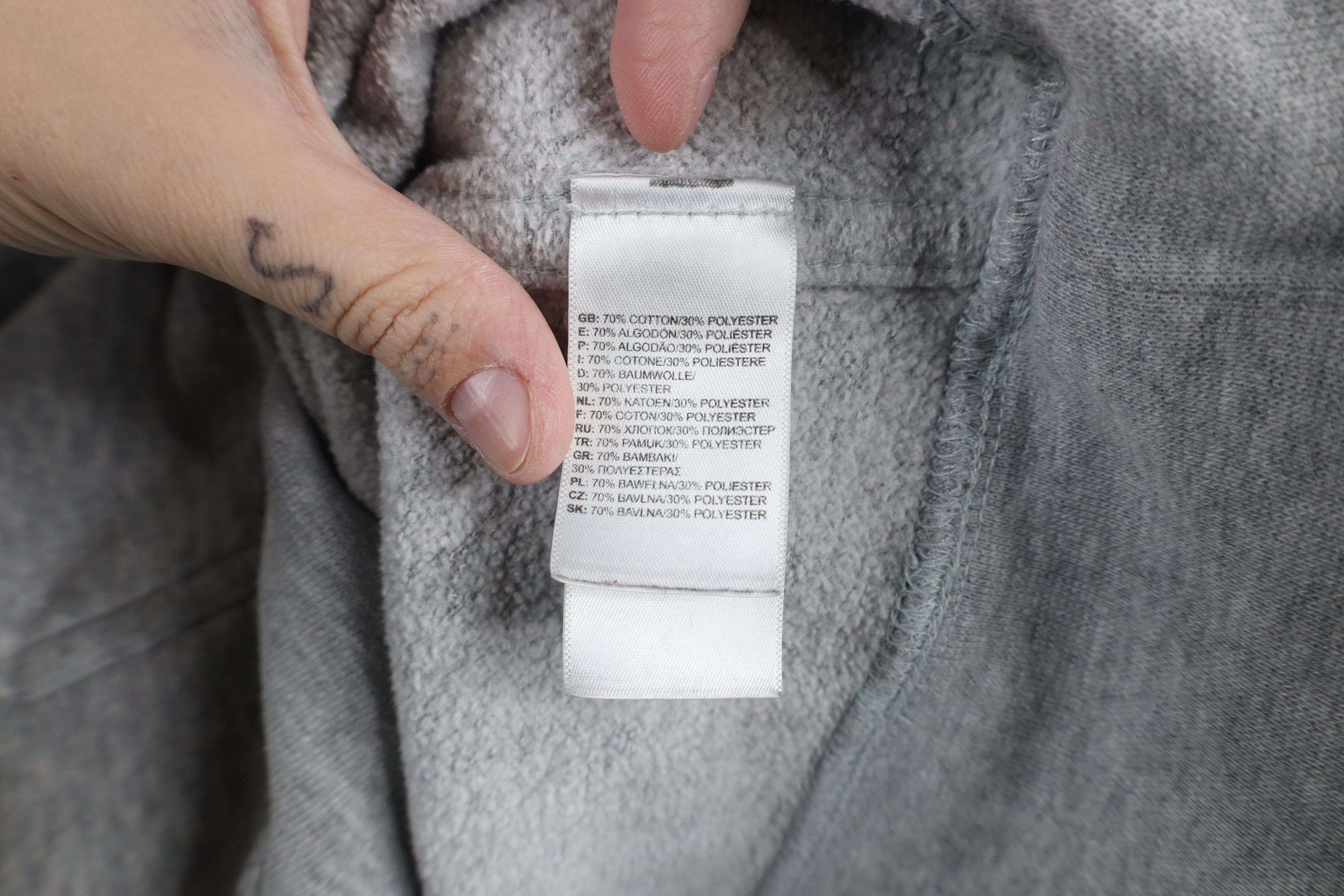 The North Face × Vintage Vintage The North Face Spell Out Big Logo Hoodie Sweatshirt Size US L / EU 52-54 / 3 - 9 Thumbnail