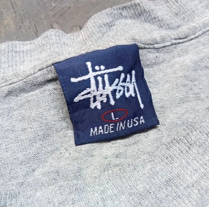 Stussy × Vintage VINTAGE 90s STUSSY TEE T-shirt Size US L / EU 52-54 / 3 - 4 Thumbnail