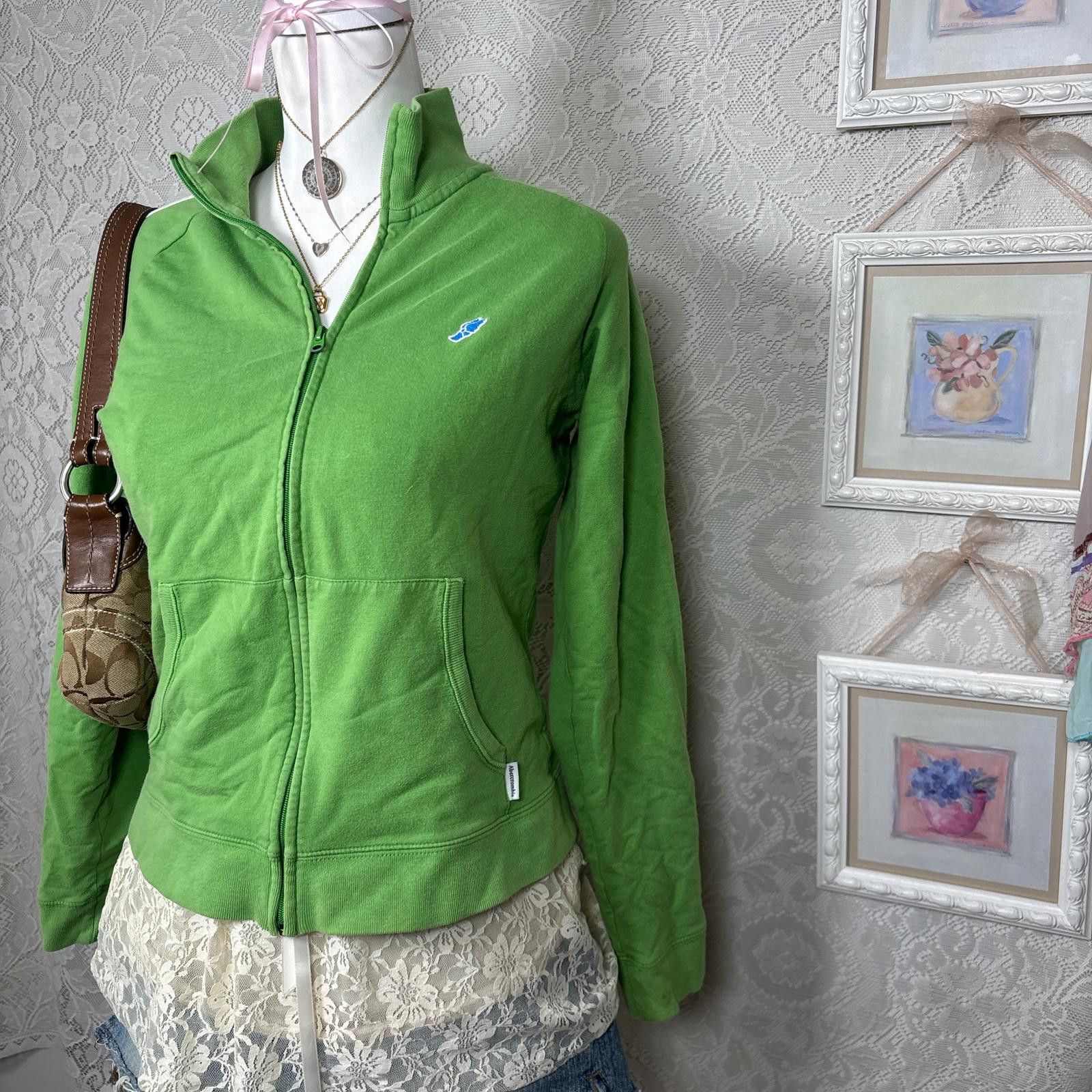 Abercrombie & Fitch vintage Abercrombie & fitch green zip up Size M / US 6-8 / IT 42-44 - 4 Thumbnail