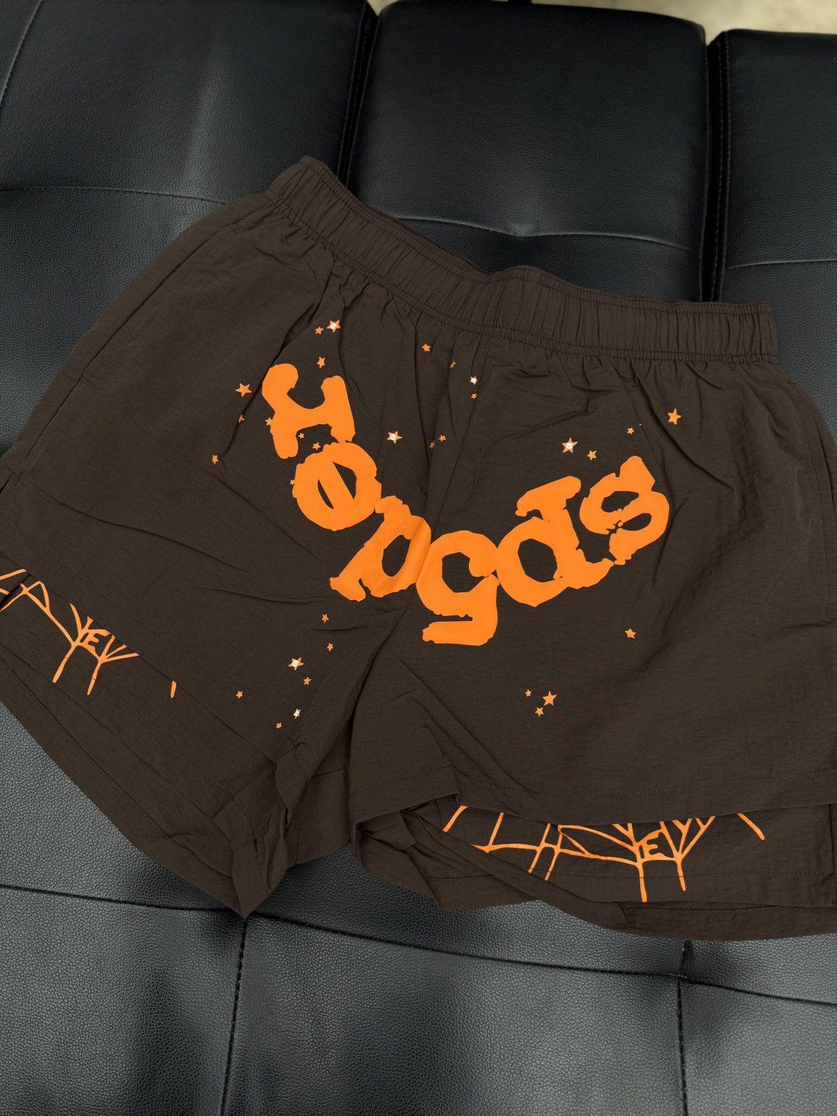 Sp5der Sp5der Double Layer WEB Shorts Size M (NEW) Brown Size US 30 / EU 46 - 5 Thumbnail