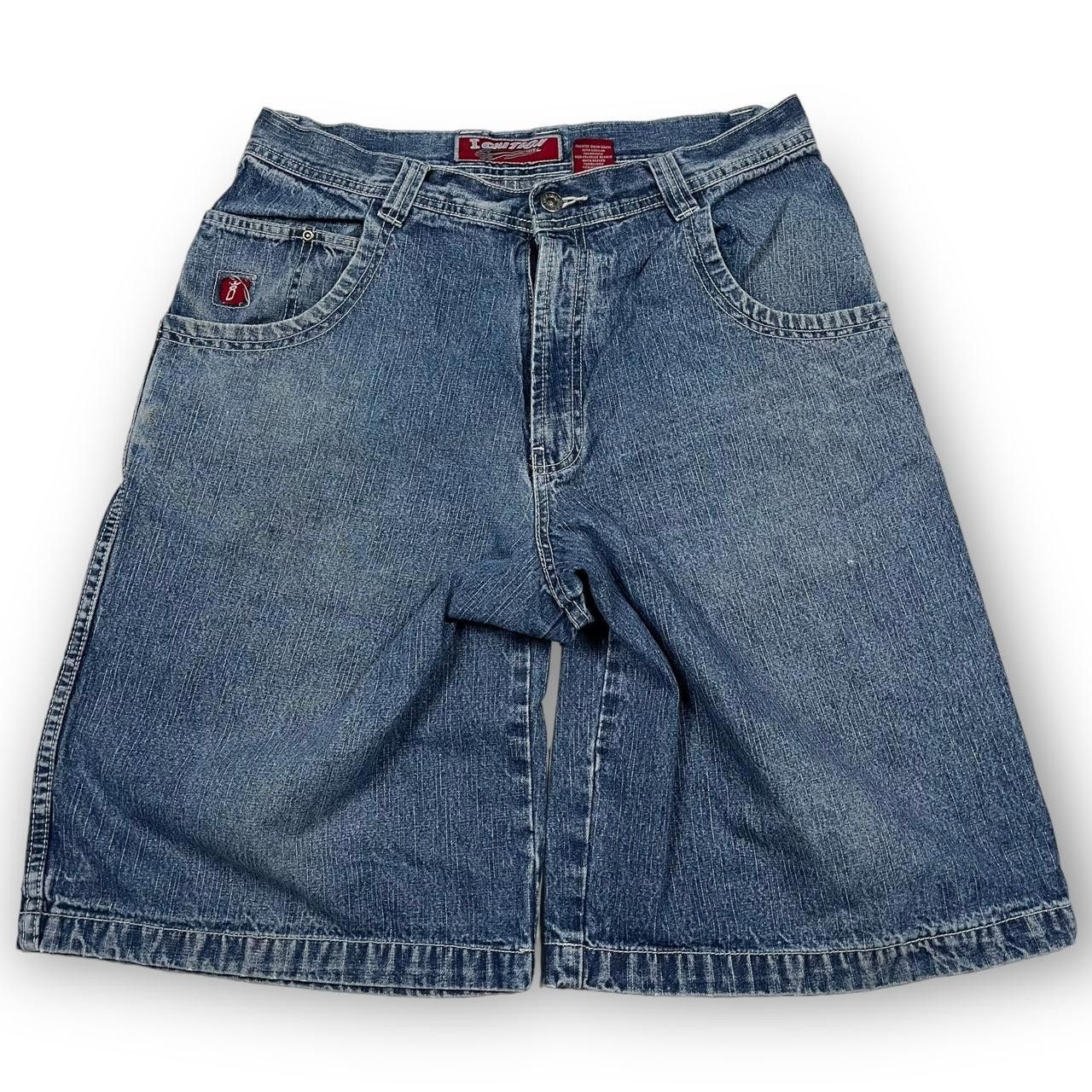 JNCO JNCO Men's Blue Shorts Size US 33 - 3 Thumbnail