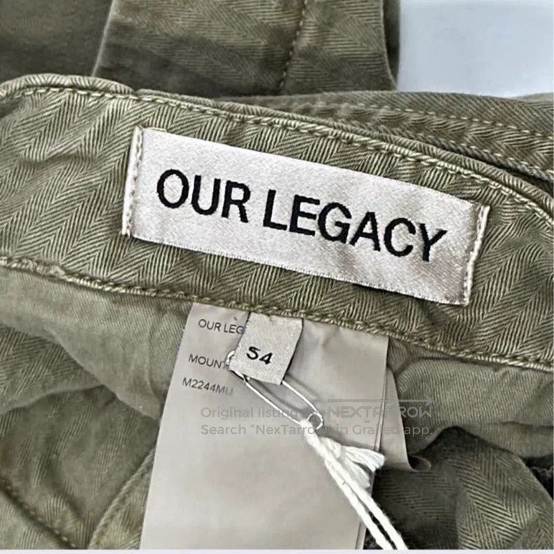 Our Legacy Our Legacy Olive straight-through casual pants Size US 38 / EU 54 - 2 Thumbnail