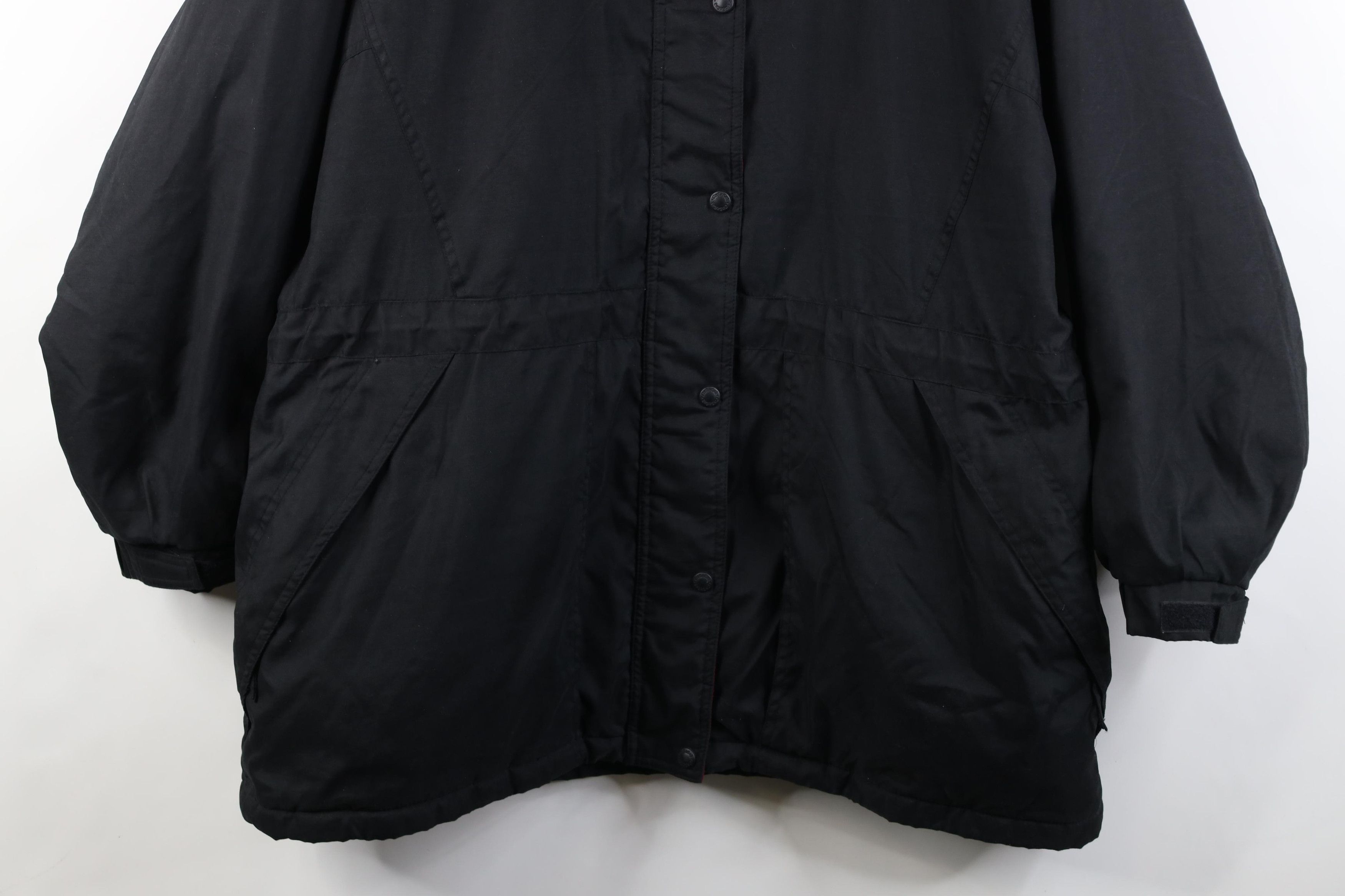Cabelas Vintage 90s Cabelas Microfiber Puffer Chore Jacket Black Size XXL / US 16-18 / IT 52-54 - 3 Thumbnail