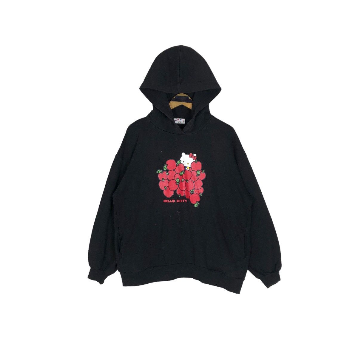 GU Hello Kitty Hoodie Sweater Pullover Sweatshirt Big Logo Size US L / EU 52-54 / 3 - 2 Thumbnail