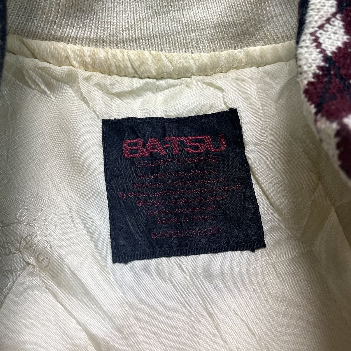 Designer × Japanese Brand Vintage Ba-Tsu Studio Varsity Jacket Size US M / EU 48-50 / 2 - 6 Thumbnail