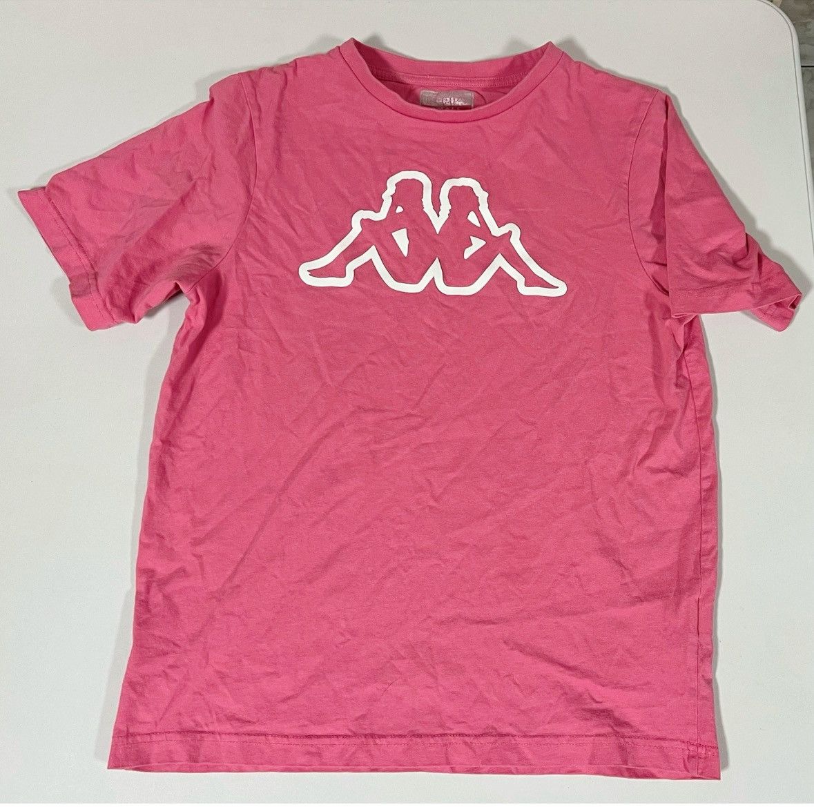 Kappa Kappa Pink White Logo Graphic Short Sleeve Tee Shirt Size S💗 Size US S / EU 44-46 / 1 - 1 Thumbnail
