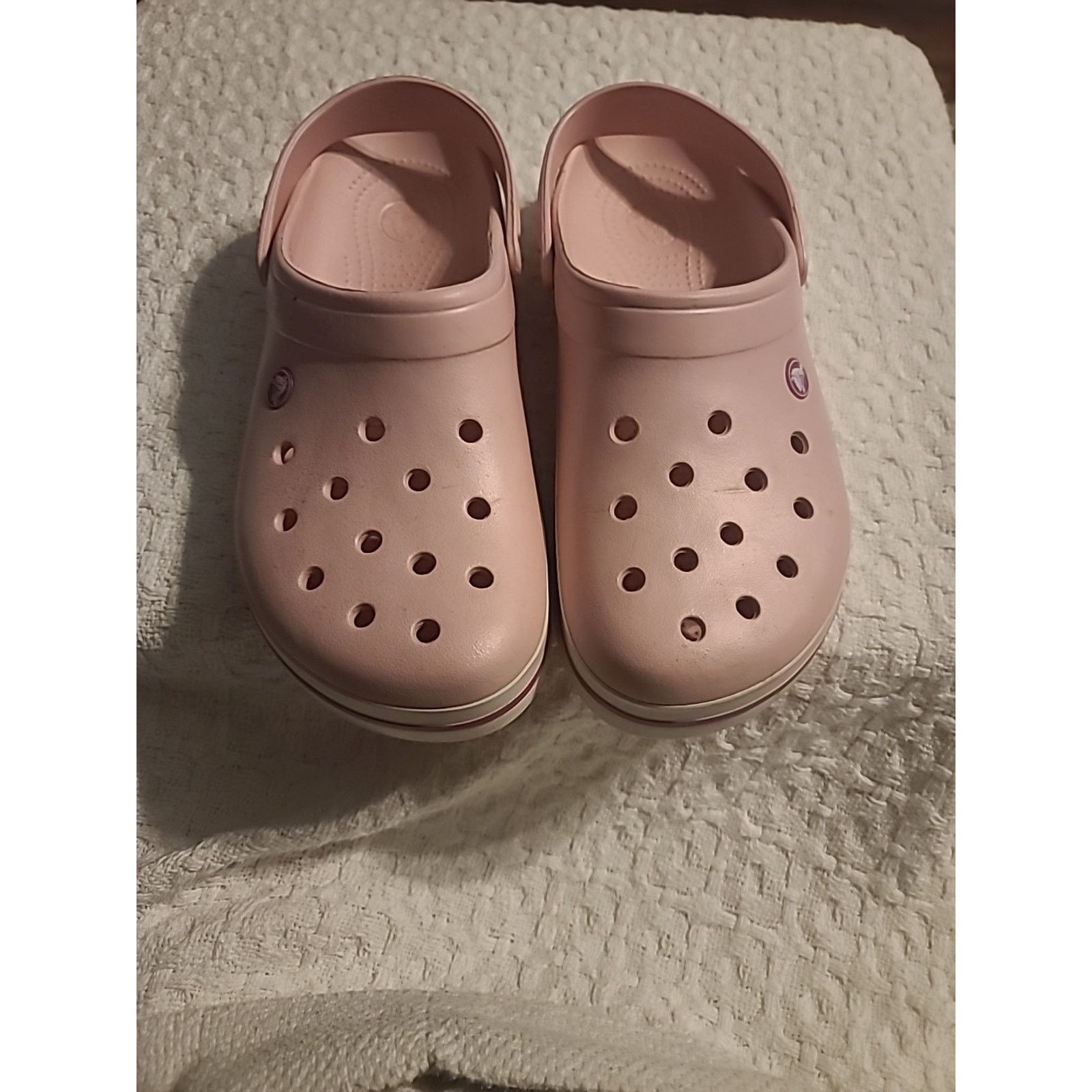 Crocs Crocs Unisex Croc Clog - Pearl Pink/Wild Orchid Men's 11 Size US 11 / IT 41 - 1 Thumbnail