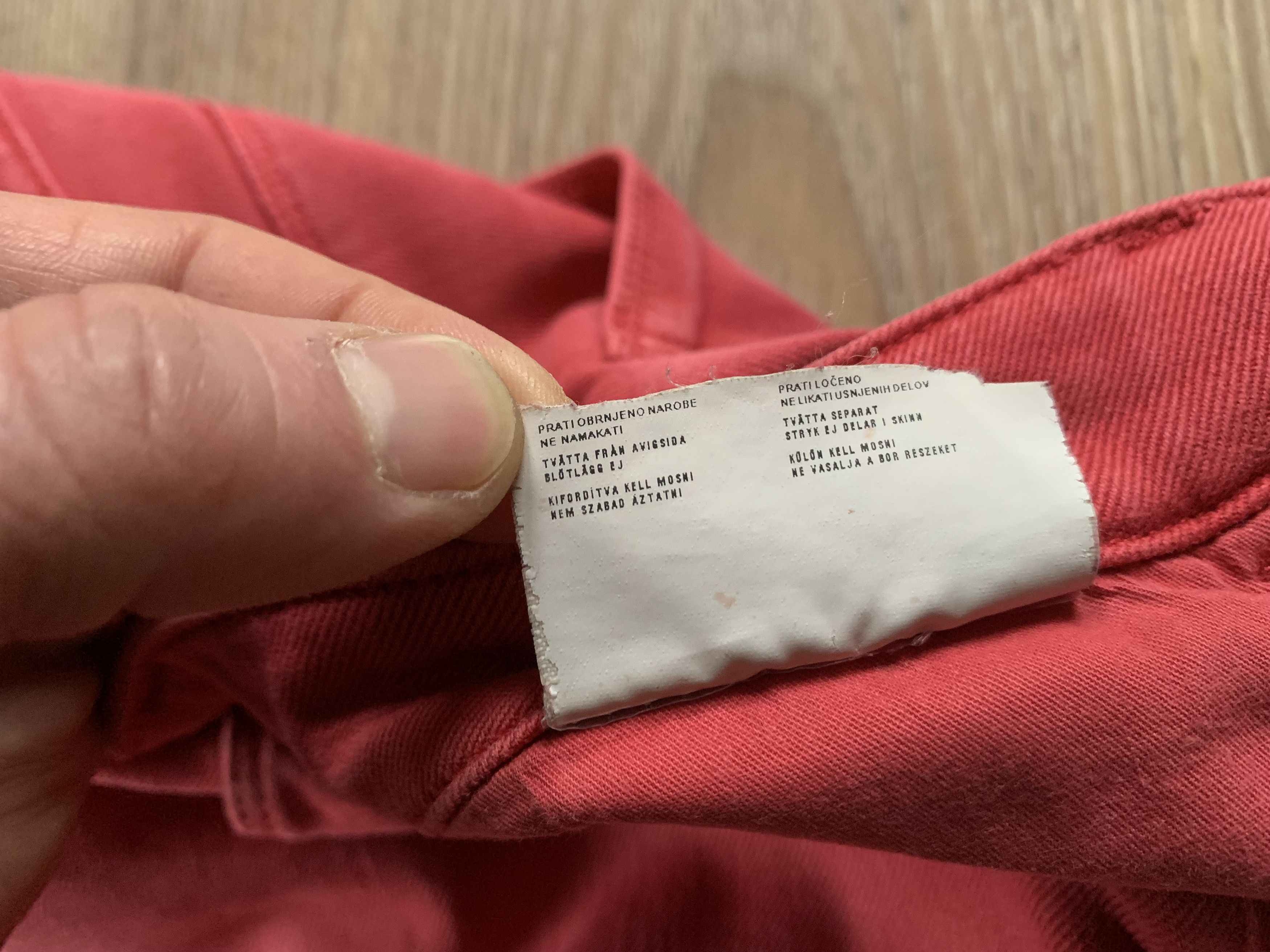 Prada Prada Milano Womens Vintage Red Skinny Jeans Size 31" - 14 Thumbnail