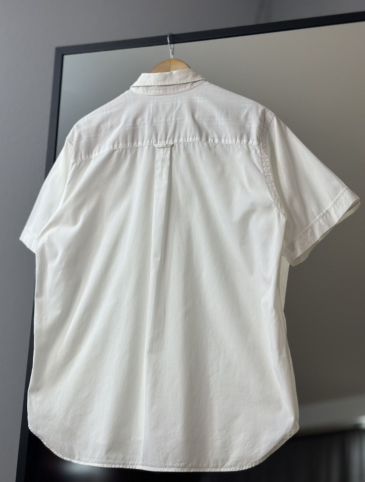 Burberry Burberrys Shirt White Crew Neck Avantgarde Luxury Prada Y2K Size US M / EU 48-50 / 2 - 15 Thumbnail