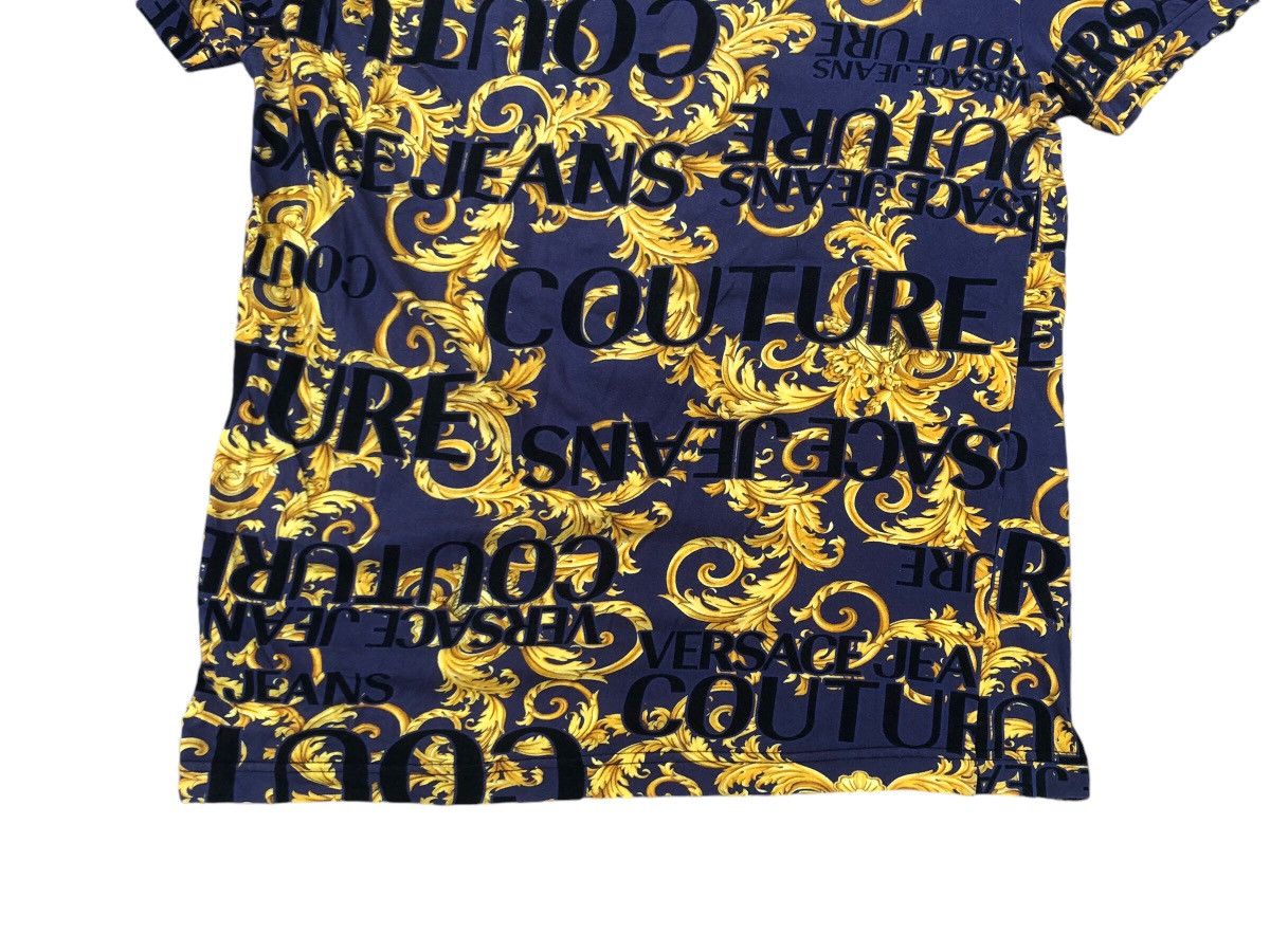 Versace Auth VERSACE JEANS COUTURE All-Over Print Medusa T-Shirt Size US M / EU 48-50 / 2 - 6 Thumbnail