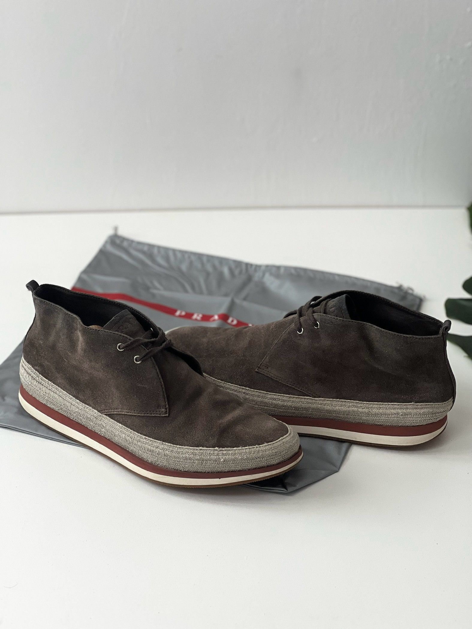 Prada PRADA suede boots Size US 10.5 / EU 43-44 - 1 Thumbnail
