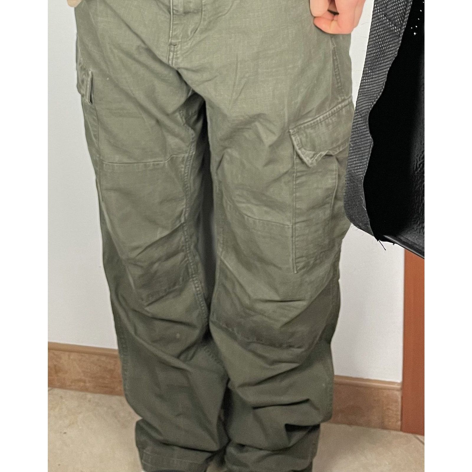 Carhartt × Vintage Carhartt Men's Green Polyester Cargo Aviation Pants 36 X 34 Size US 36 / EU 52 - 2 Thumbnail