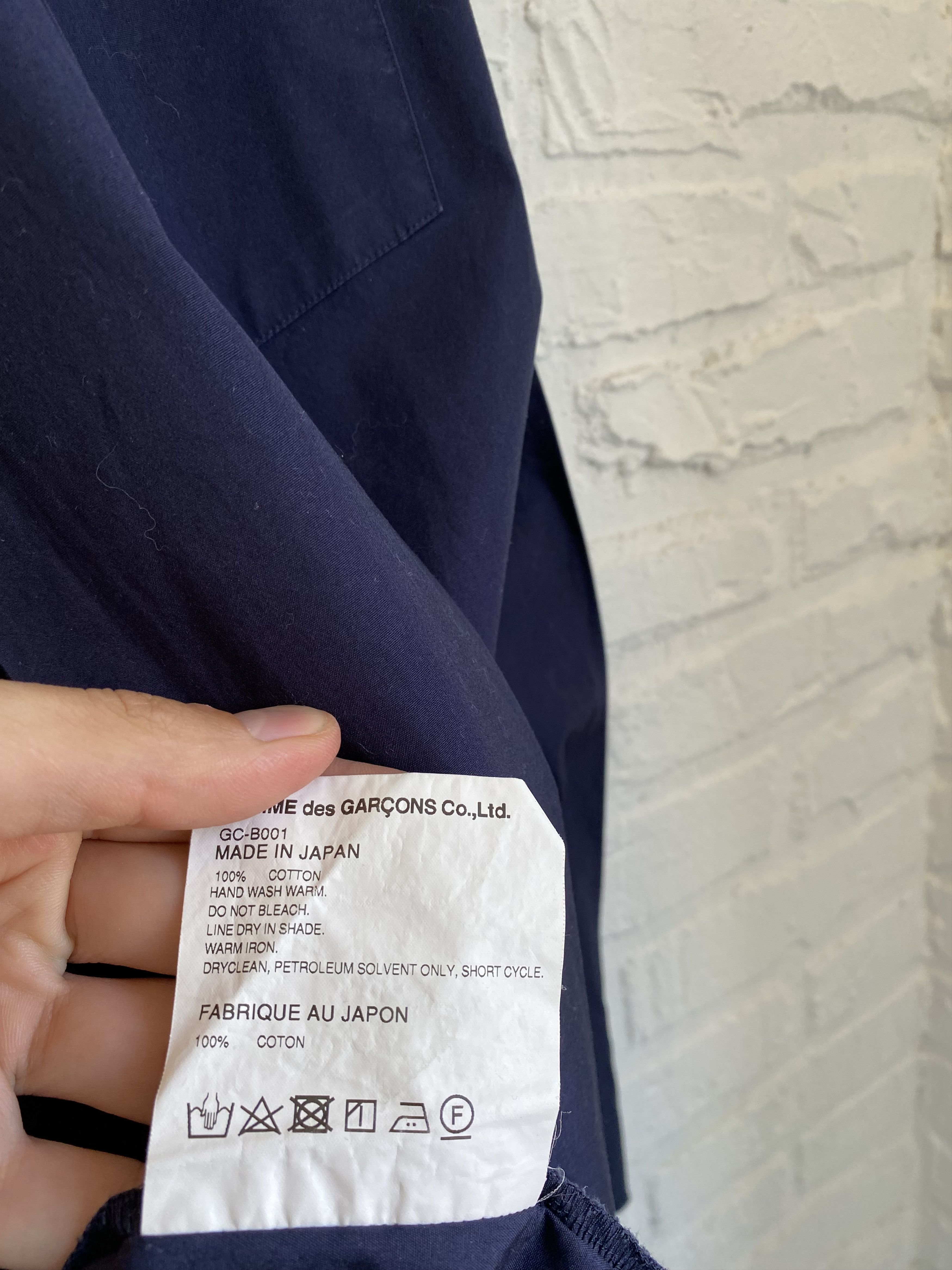 Comme des Garcons × Japanese Brand Comme des Garcons reconstructed long button shirt Size US S / EU 44-46 / 1 - 7 Thumbnail