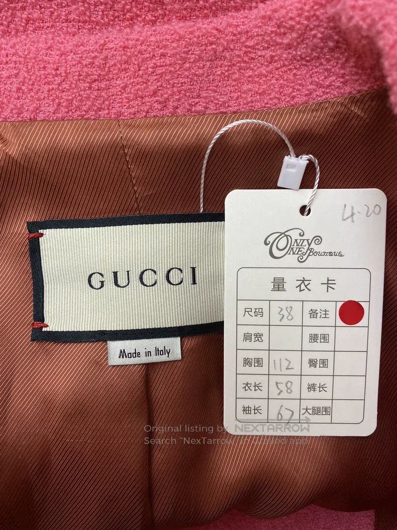 Gucci Gucci Pink woollen coat Size XS / US 0-2 / IT 36-38 - 5 Thumbnail