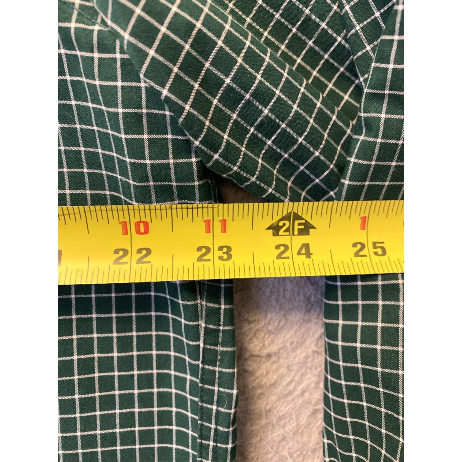 Vintage VINTAGE L.L. Bean Men's Shirt Long Sleeve Button Down Green Check Casual Business 80s 90s Size US M / EU 48-50 / 2 - 4 Thumbnail