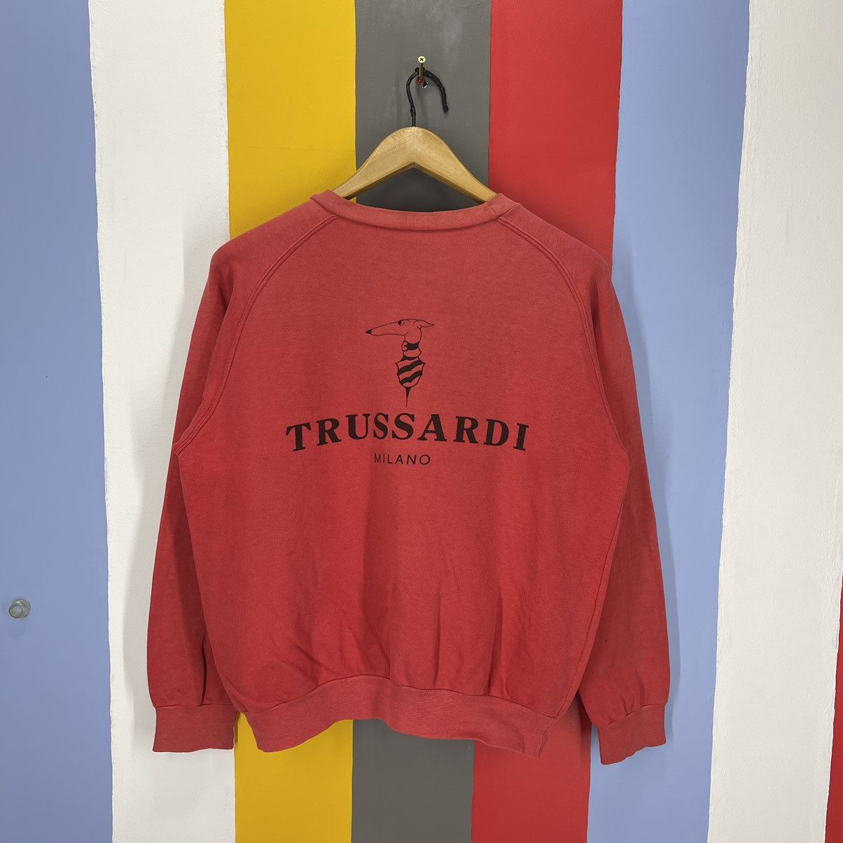Trussardi 90s Vintage TRUSSARDI MILANO Crew Neck Sweatshirt #1469/AY Size US M / EU 48-50 / 2 - 1 Thumbnail