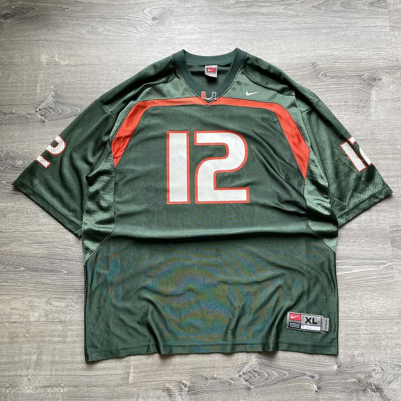 Jim Kelly Nike shops Miami Hurricanes Men’s Jersey