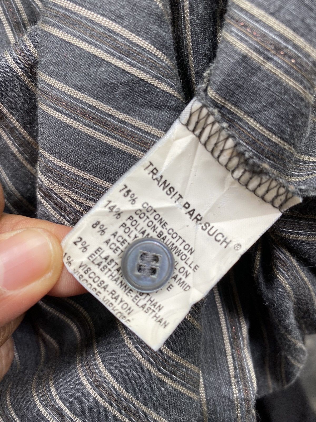 Transit Transit vintage striped long shirt Size XS / US 0-2 / IT 36-38 - 19 Thumbnail