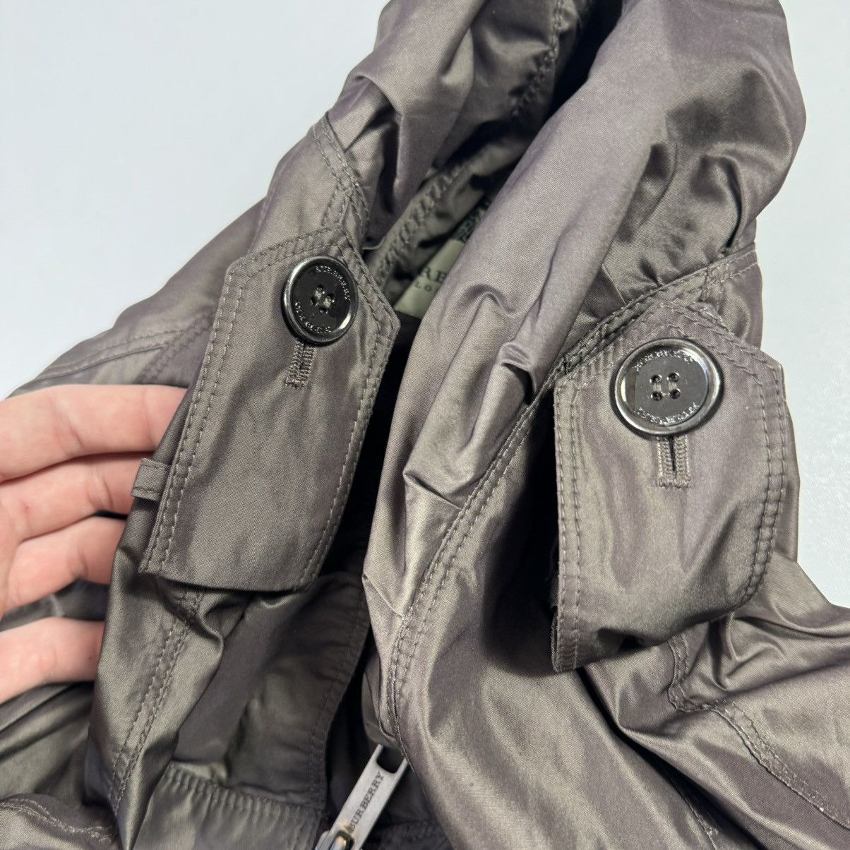 Burberry × Vintage vintage luxury burberry jacket nylon streetwear y2k Size L / US 10 / IT 46 - 10 Thumbnail