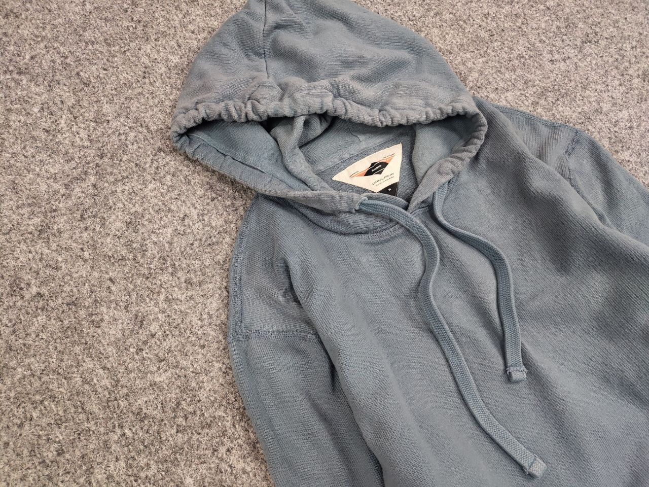 Finisterre Finisterre Design Blank Light blue Cotton Hoodie Size US M / EU 48-50 / 2 - 7 Thumbnail