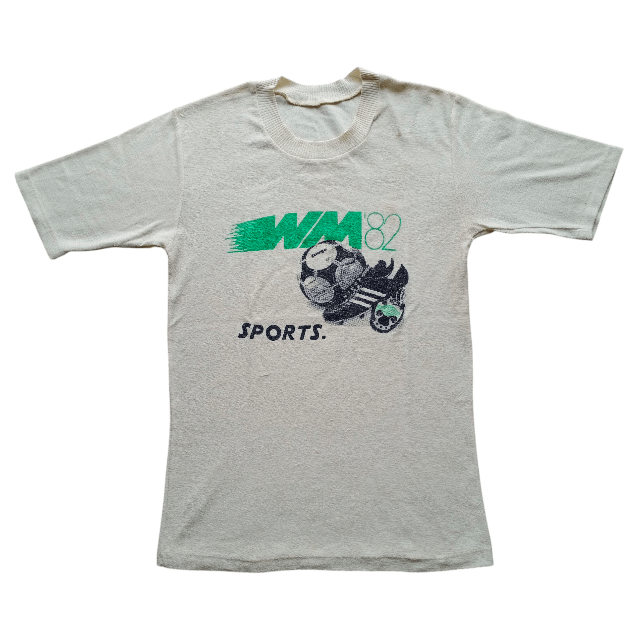 Adidas Vintage 80s 1982 Adidas Tango Ball T Shirt Fifa Copa Mundial Size US XS / EU 42 / 0 - 2 Thumbnail