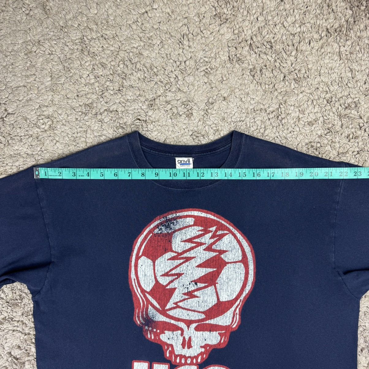 Band Tees Vintage Grateful Dead USA Distressed Steal Your Face T-shirt Size US XL / EU 56 / 4 - 17 Thumbnail