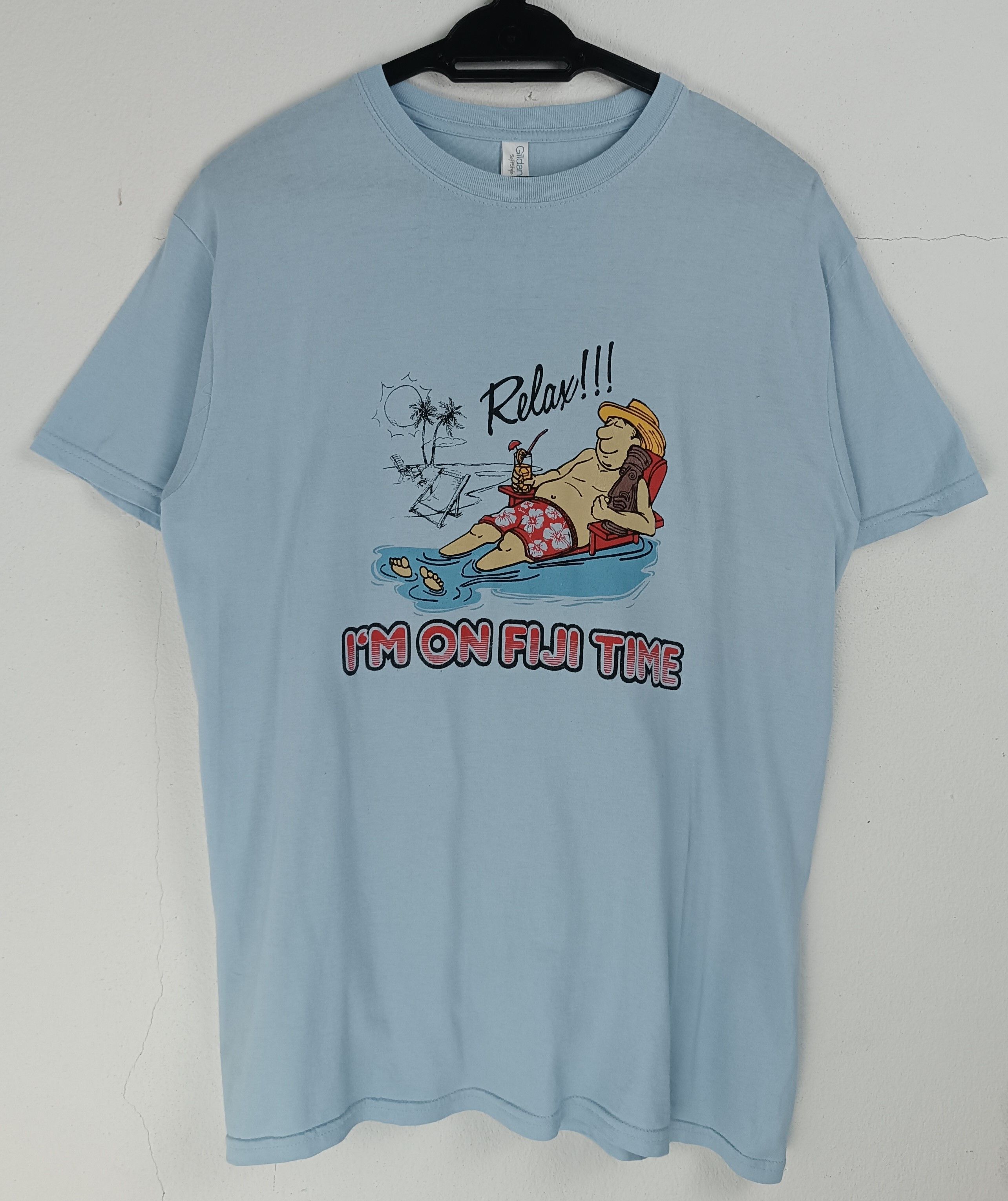 Other VINTAGE Y2K BULA FIJI ISLAND HOLIDAY SURF HAWAII HUMOR FUNNY Size US M / EU 48-50 / 2 - 3 Thumbnail