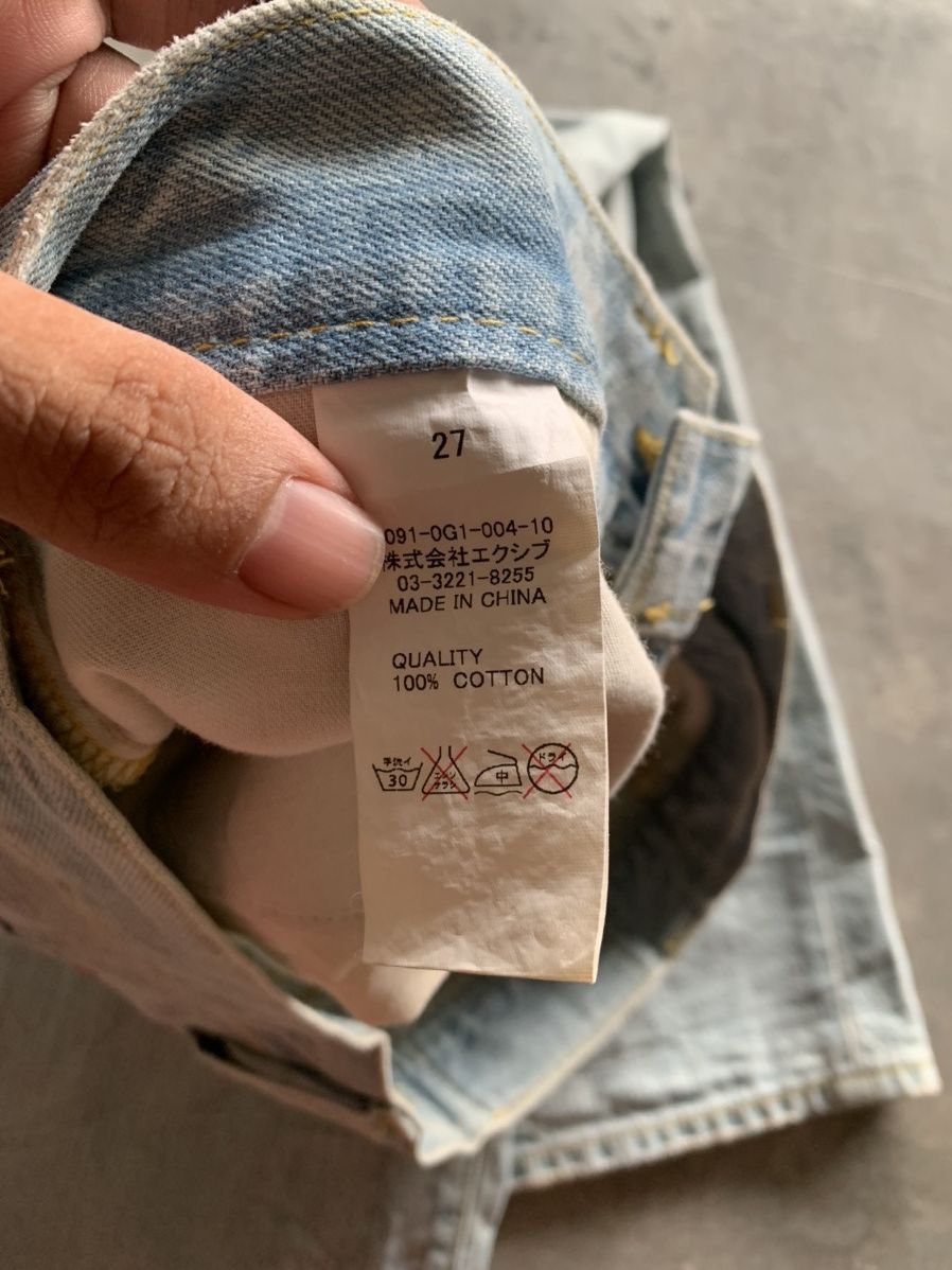 Hysteric Glamour Y2K CO&LU baggy style jeans backhit design Size US 34 / EU 50 - 7 Thumbnail