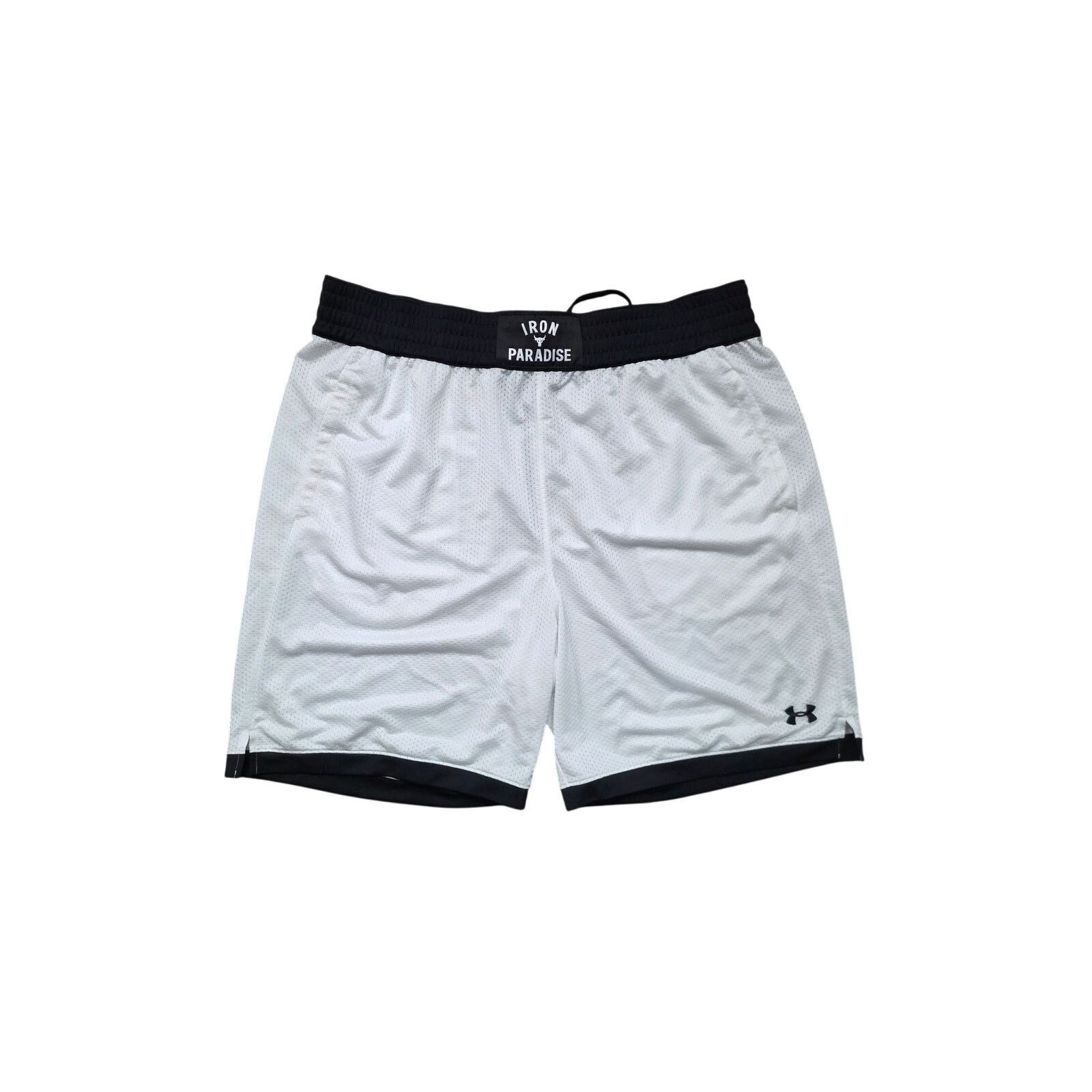 Under Armour Under Armour Project Rock Shorts Men XXL White Iron Paradise Size US 40 / EU 56 - 1 Thumbnail