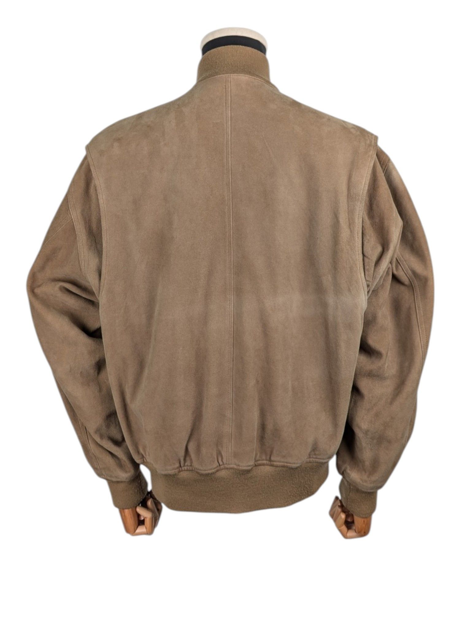 Polo Ralph Lauren Polo Ralph Lauren Beige Suede Bomber Jacket Size M / US 6-8 / IT 42-44 - 2 Thumbnail