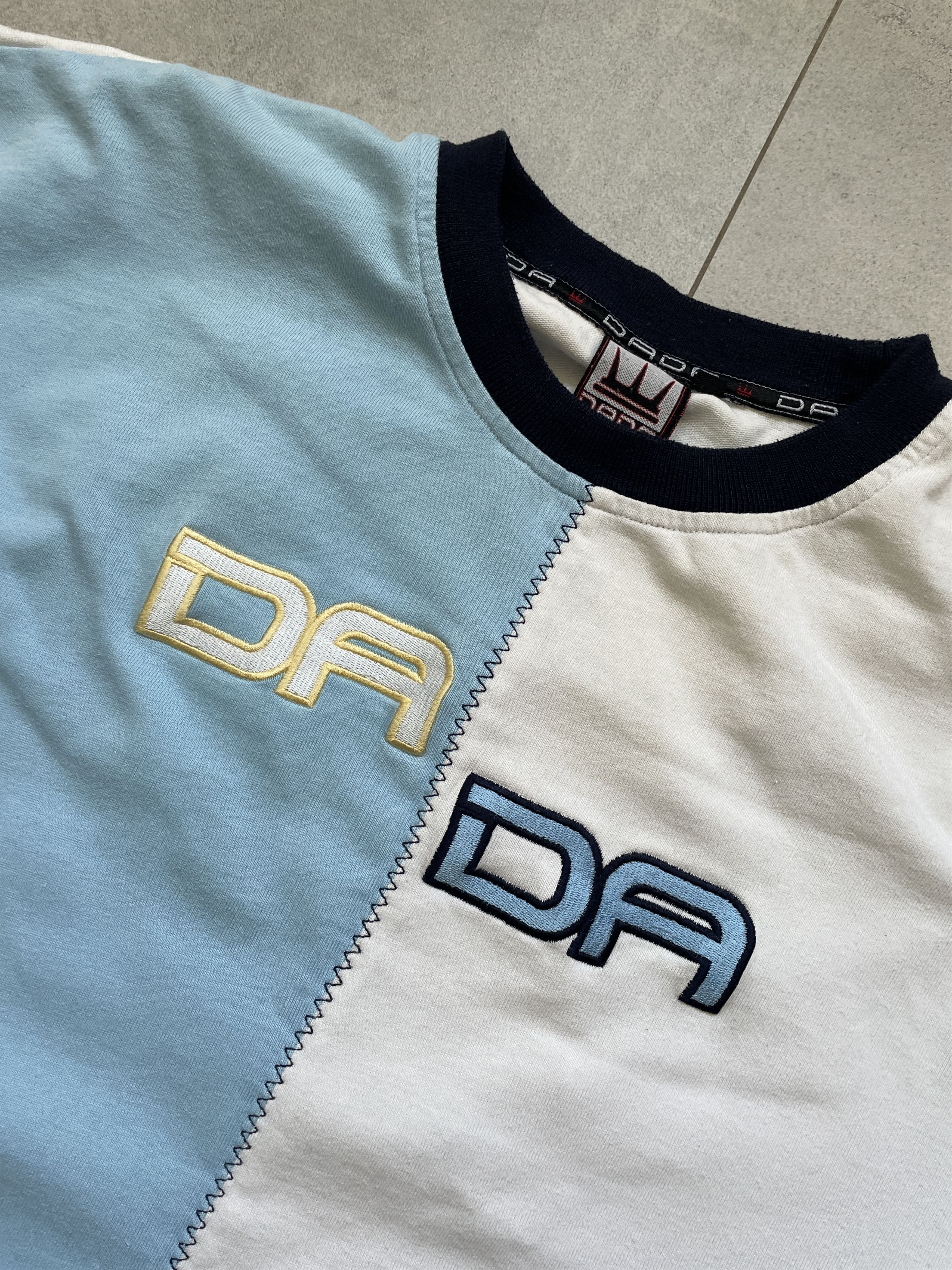 Damani Dada Y2K DAMANI DADA SUPREME PASTELLE PATCHWORK JERSEY RAP TEE Size US XL / EU 56 / 4 - 2 Thumbnail