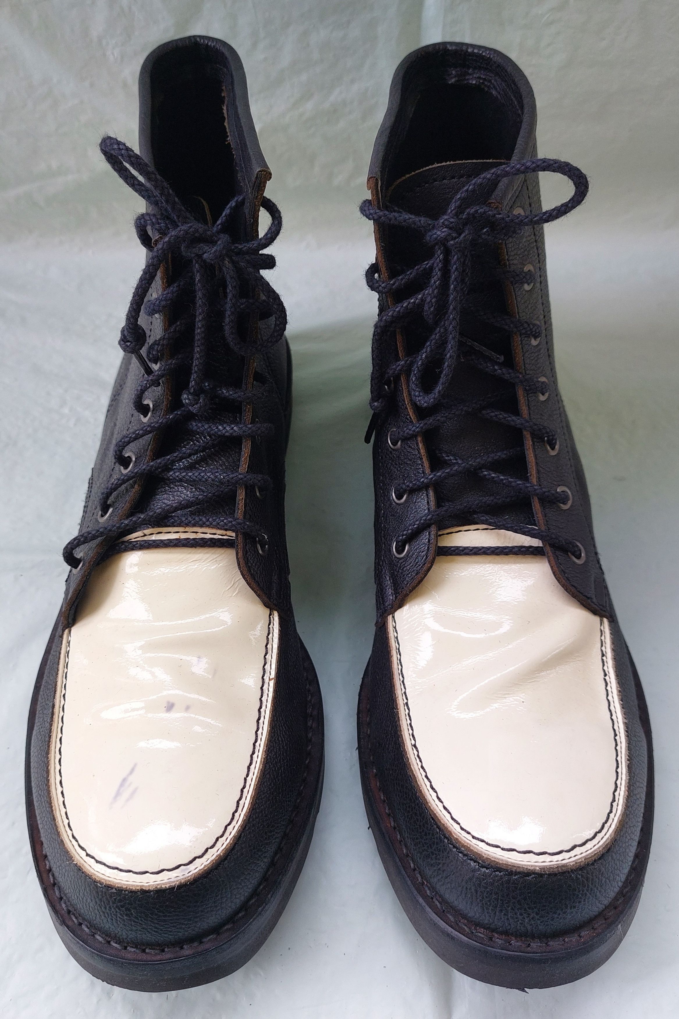 Japanese Brand QNINE(9) two tones color boot VIBRAM sole Size US 10 / EU 43 - 4 Thumbnail