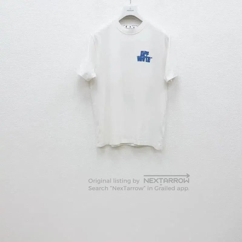 Off-White Off-White White Cotton Short Sleeve T-Shirt . Size US L / EU 52-54 / 3 - 1 Thumbnail