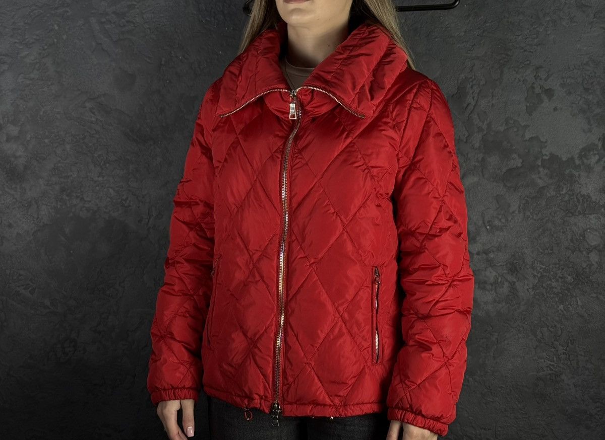 2008 Prada Red Diamond Women’s Quilted Puffer Jacket
