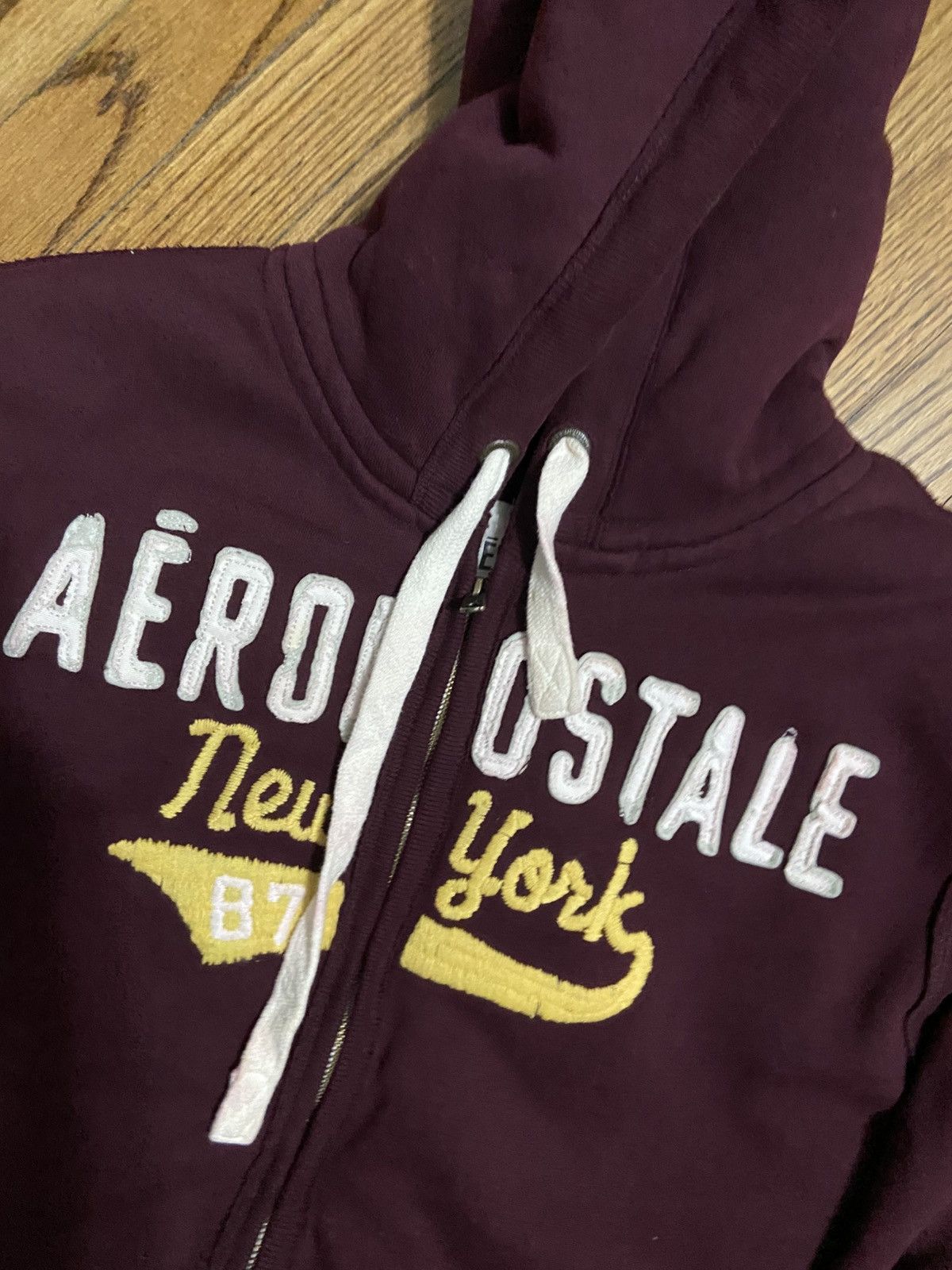 Aeropostale Aeropostale fur lined zip up hoodie Size US XL / EU 56 / 4 - 3 Thumbnail