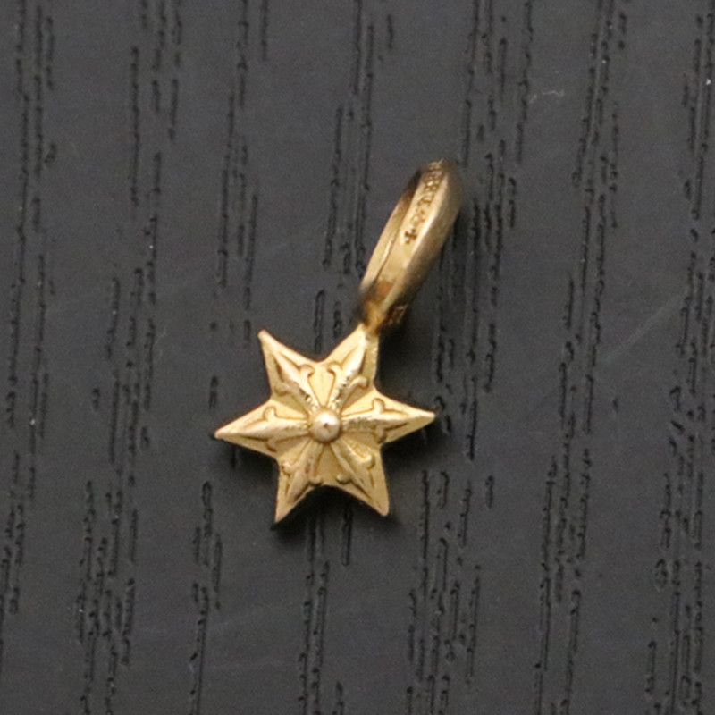 image of Chrome Hearts Gold Star Stack Charm, Men's