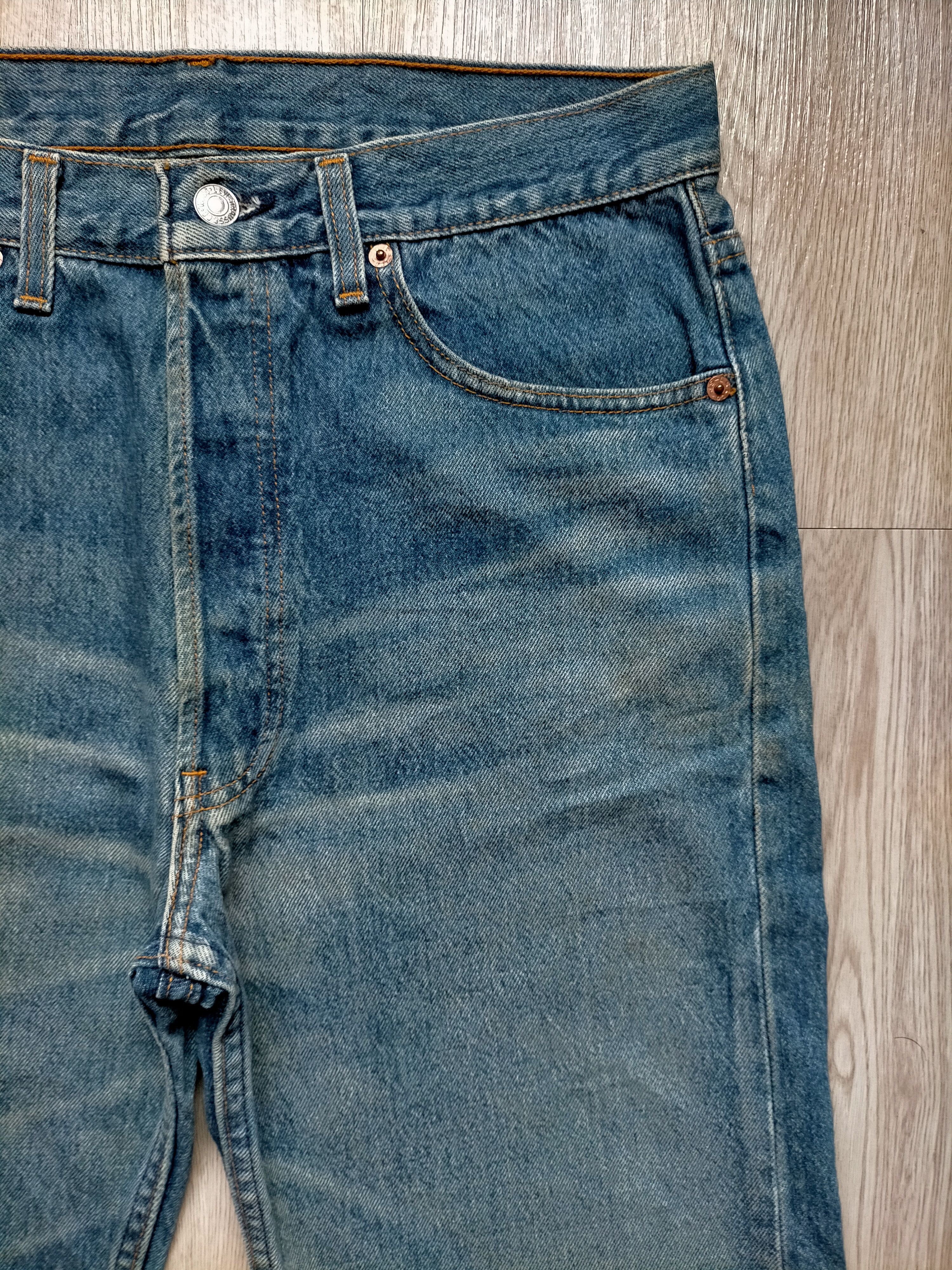 Levi's Vtg Levis 501 Made in usa Blue Denim Jeans Size US 32 / EU 48 - 6 Thumbnail