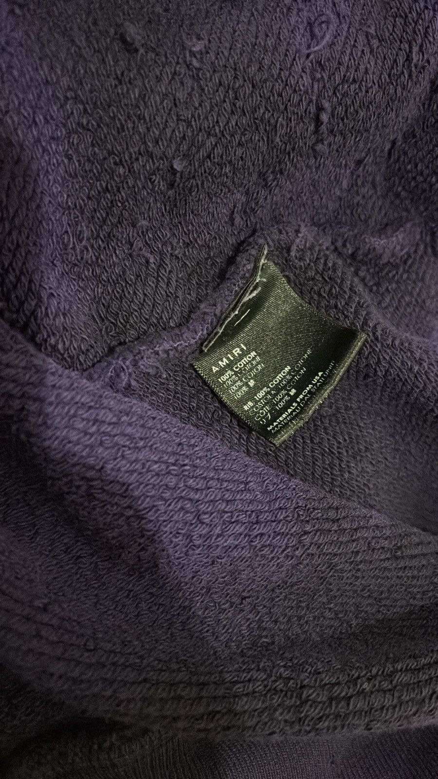 Amiri Amiri Purple Tie Dye Shotgun Hoodie Size US XL / EU 56 / 4 - 4 Thumbnail