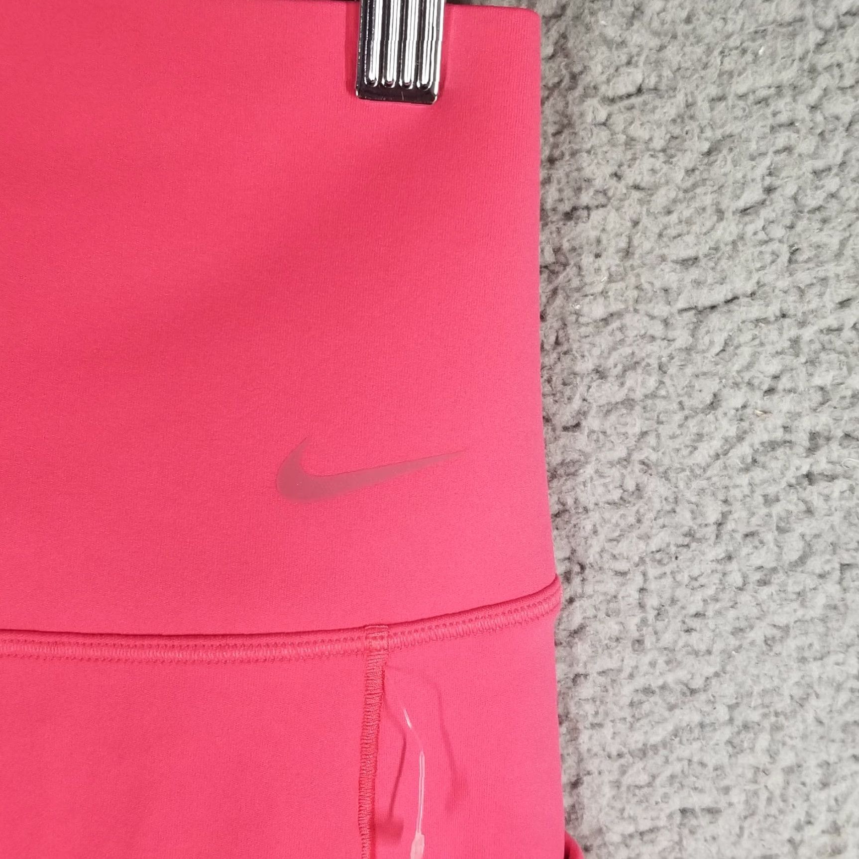 Nike VINTAGE Nike Women Leggings Cropped Tapered Activewear Small Pink Nike Dri-FIT 90s Womens Size 28" / US 6 / IT 42 - 3 Thumbnail