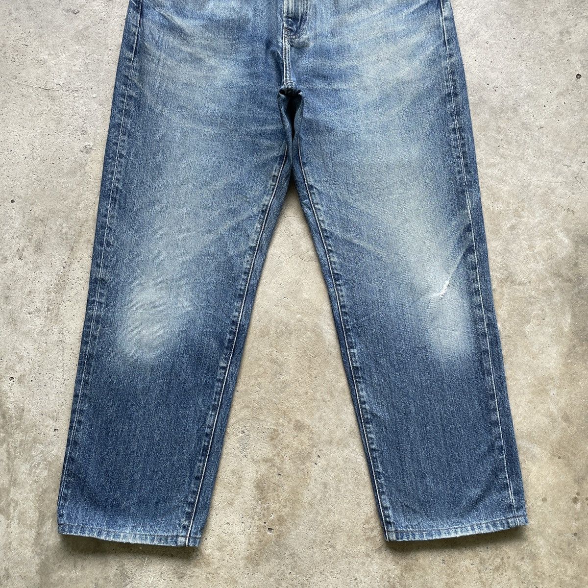 Japanese Brand Vintage Japanese Brand Faded Denim Jeans Pants W34x27 Size US 34 / EU 50 - 4 Thumbnail
