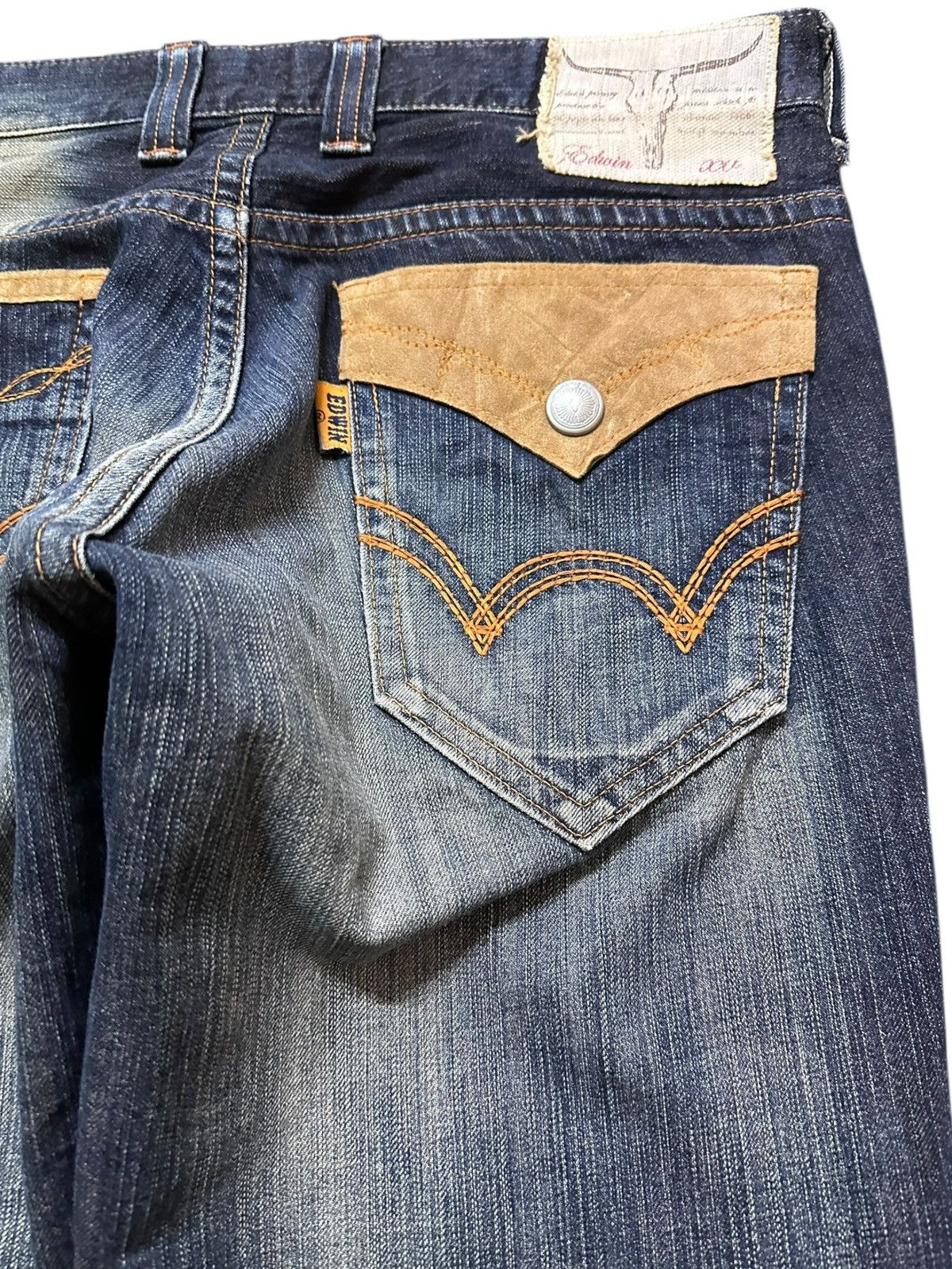 Edwin Vintage Edwin Exclusive Vintage Baggy Wide Leg Denim Size US 34 / EU 50 - 7 Thumbnail